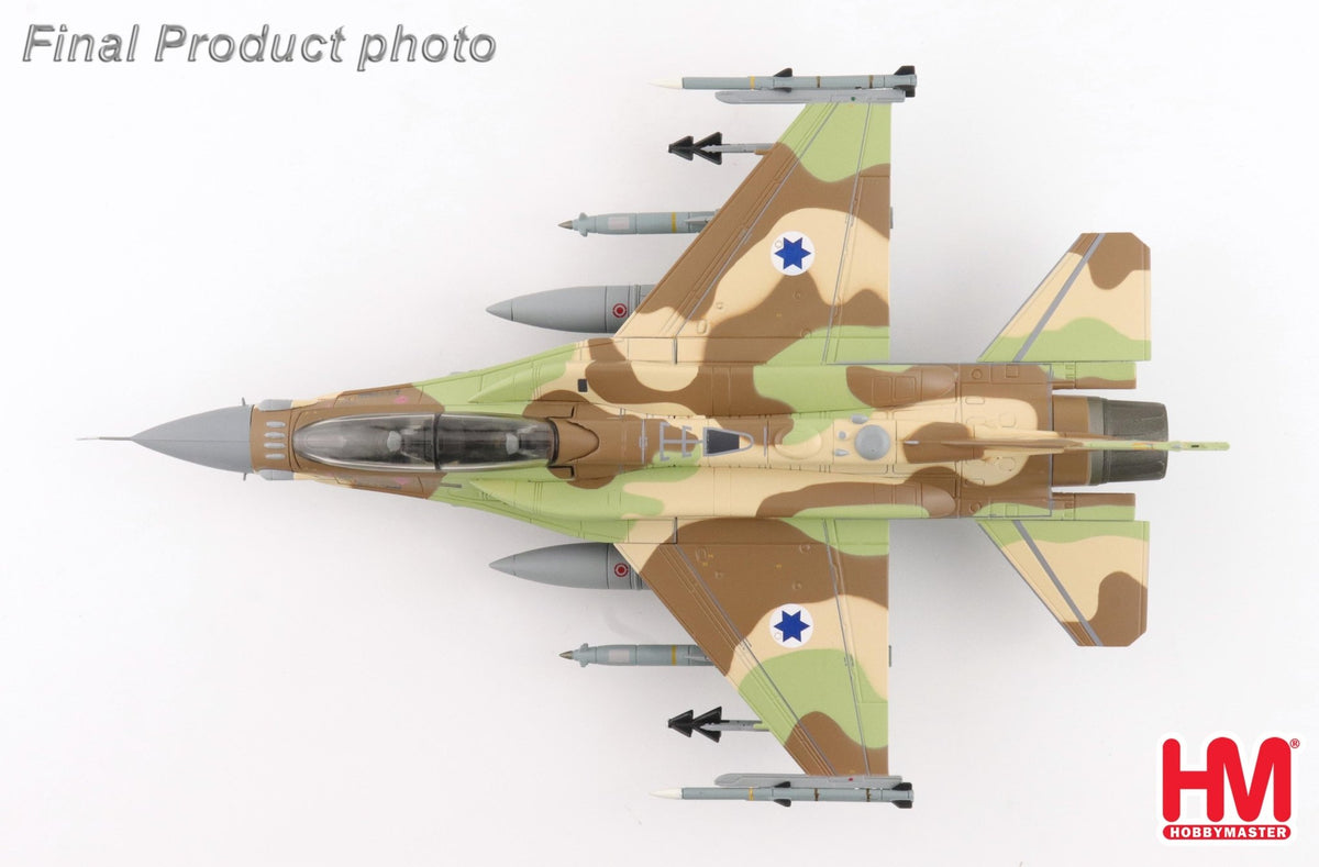 Hobby Master HA38068 1:72 F - 16I "Operation Rising Lion" 874, No. 107 Sqn., IAF, 2025 (w/GBU - 39 bombs & Rampage mssiles)