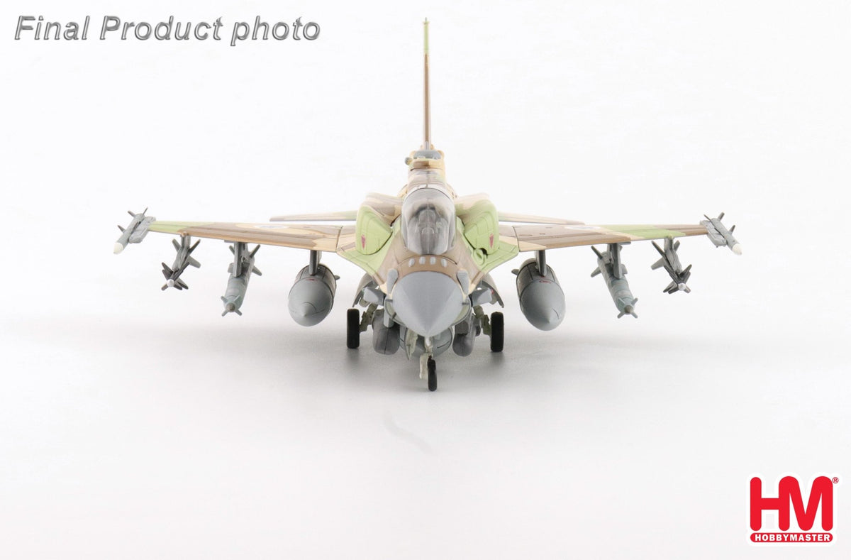 Hobby Master HA38068 1:72 F - 16I "Operation Rising Lion" 874, No. 107 Sqn., IAF, 2025 (w/GBU - 39 bombs & Rampage mssiles)
