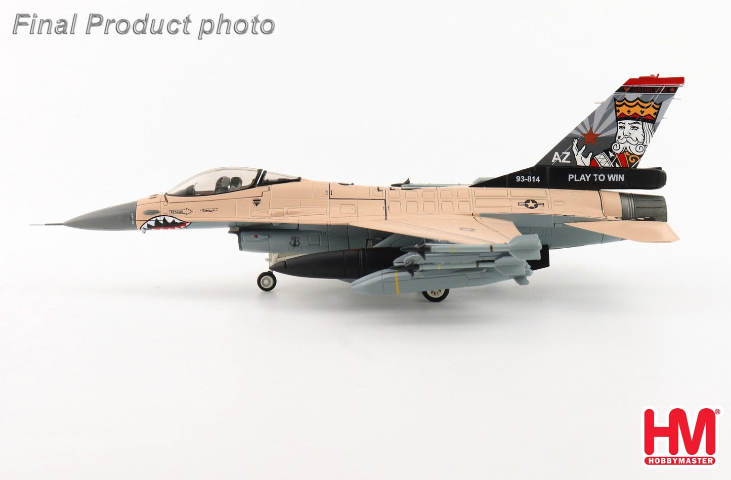 Hobby Master HA38070 1:72 F - 16V "Play to Win" 93 - 0814, 21st Sqn., Luke AFB, 2025
