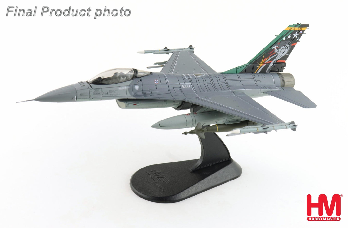 Hobby Master HA38075a 1:72 F-16A "Royal Thai AF" 403 Sqn "20th Anniversary scheme", 2016
