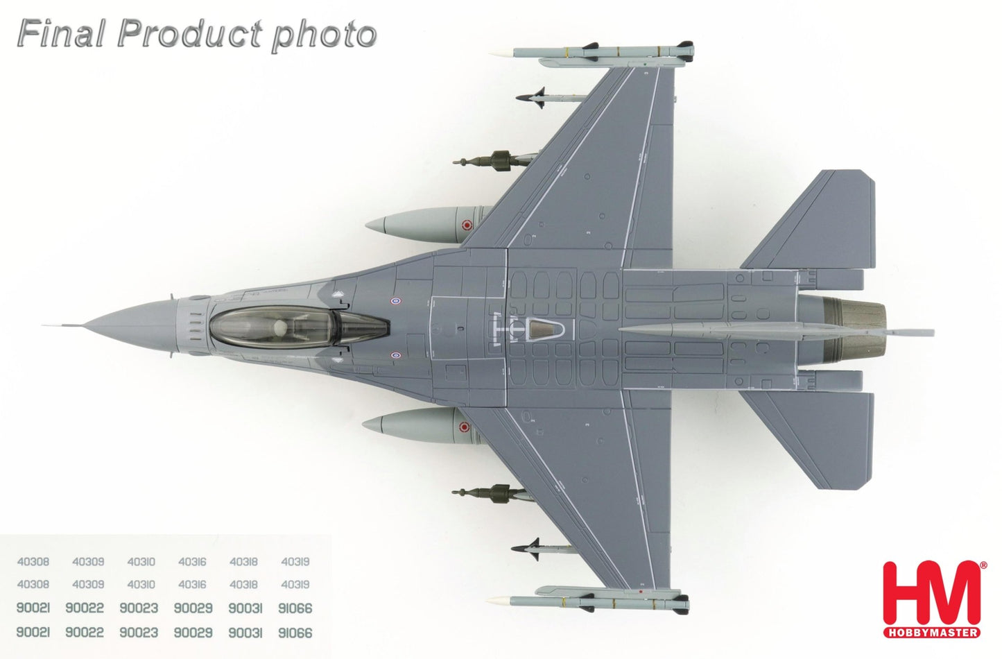 Hobby Master HA38075b 1:72 F-16A "Royal Thai AF" (w/ decals for 6 planes)