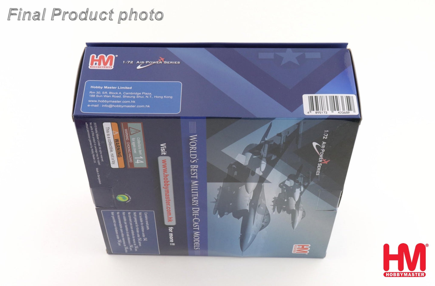 Hobby Master HA38075b 1:72 F-16A "Royal Thai AF" (w/ decals for 6 planes)