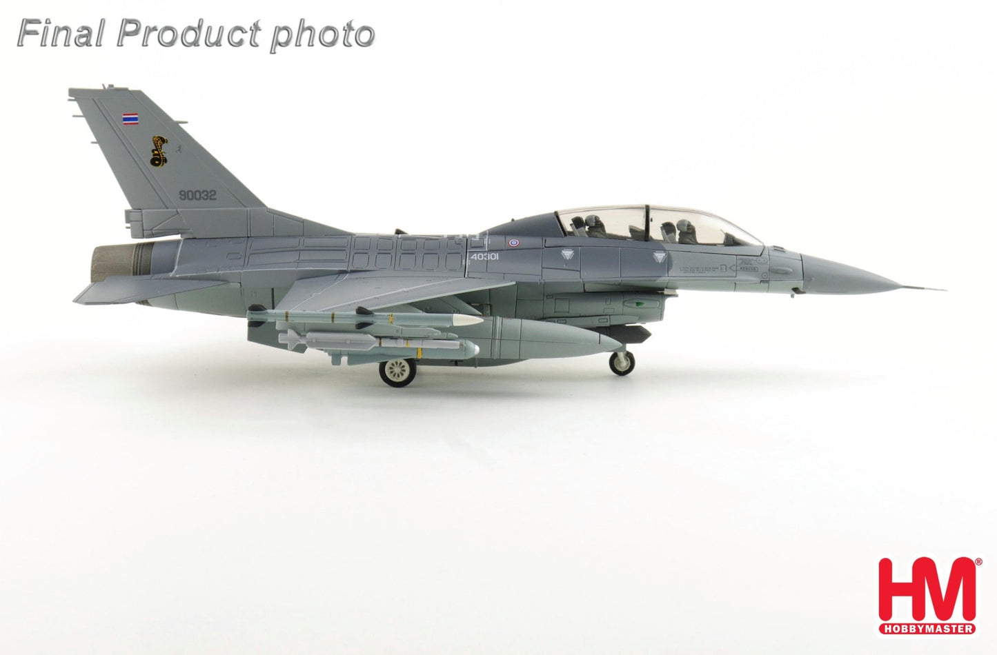 Hobby Master HA38076 1:72 F-16B "Royal Thai AF" (w/ decals for 3 planes)
