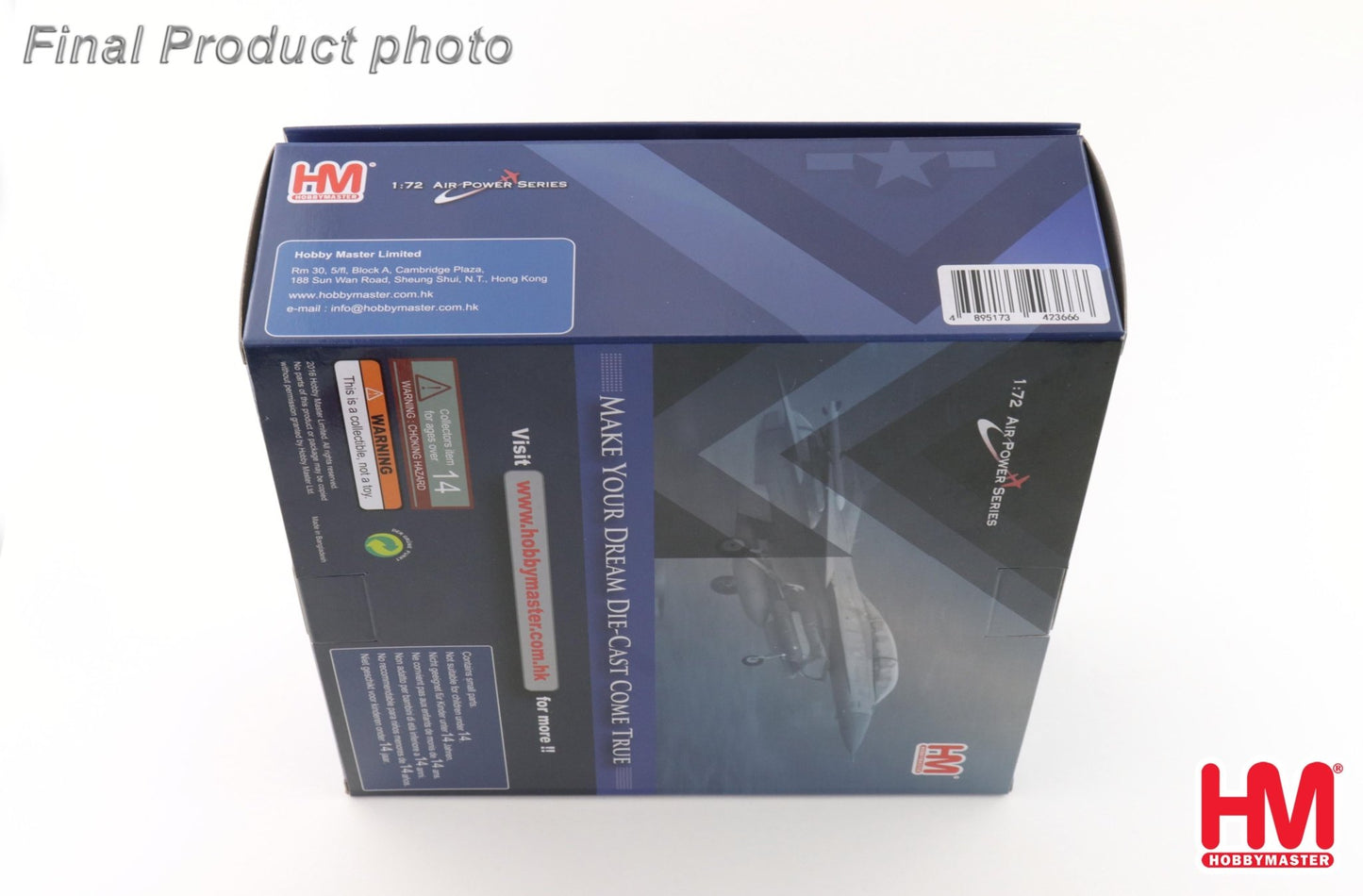 Hobby Master HA38076 1:72 F-16B "Royal Thai AF" (w/ decals for 3 planes)