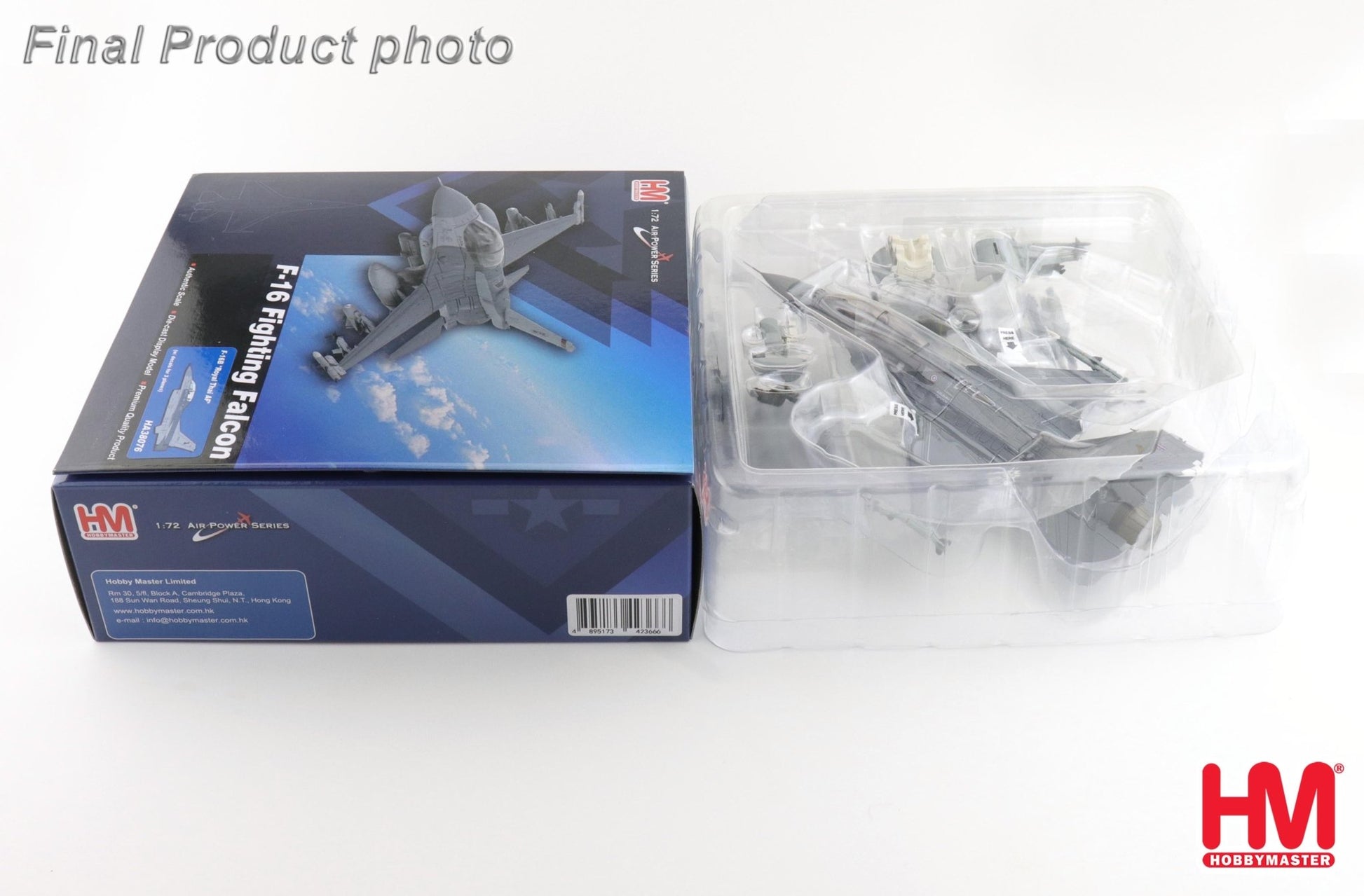 Hobby Master HA38076 1:72 F-16B "Royal Thai AF" (w/ decals for 3 planes)