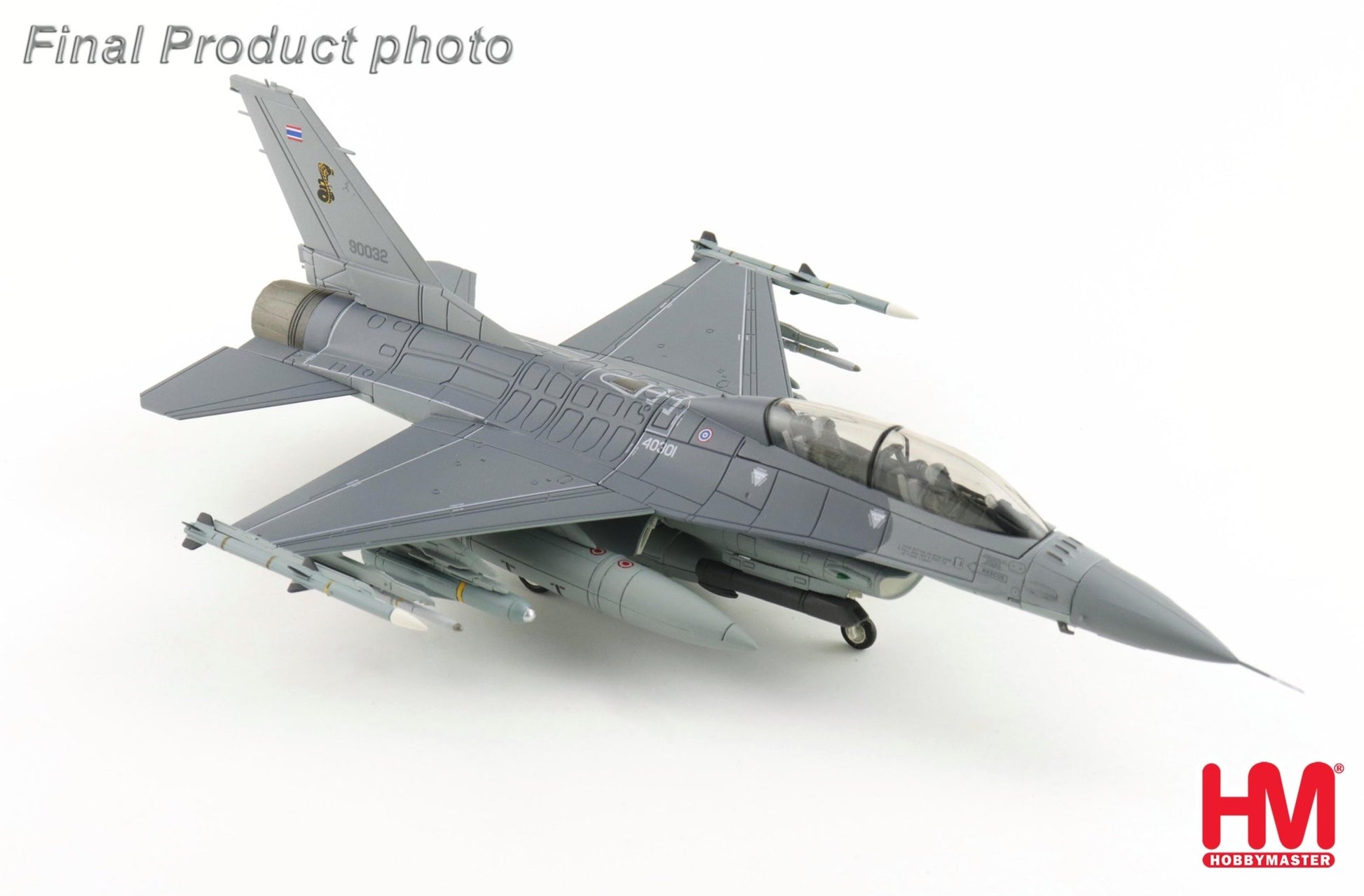 Hobby Master HA38076 1:72 F-16B "Royal Thai AF" (w/ decals for 3 planes)