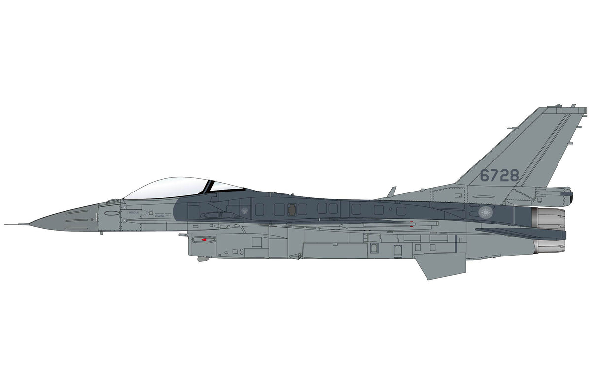 Hobby Master HA38090 1:72 F-16V ROCAF 6728, ROCAF, 2026 (w/cargo pod, CFT, AGM-154, GBU-39b)