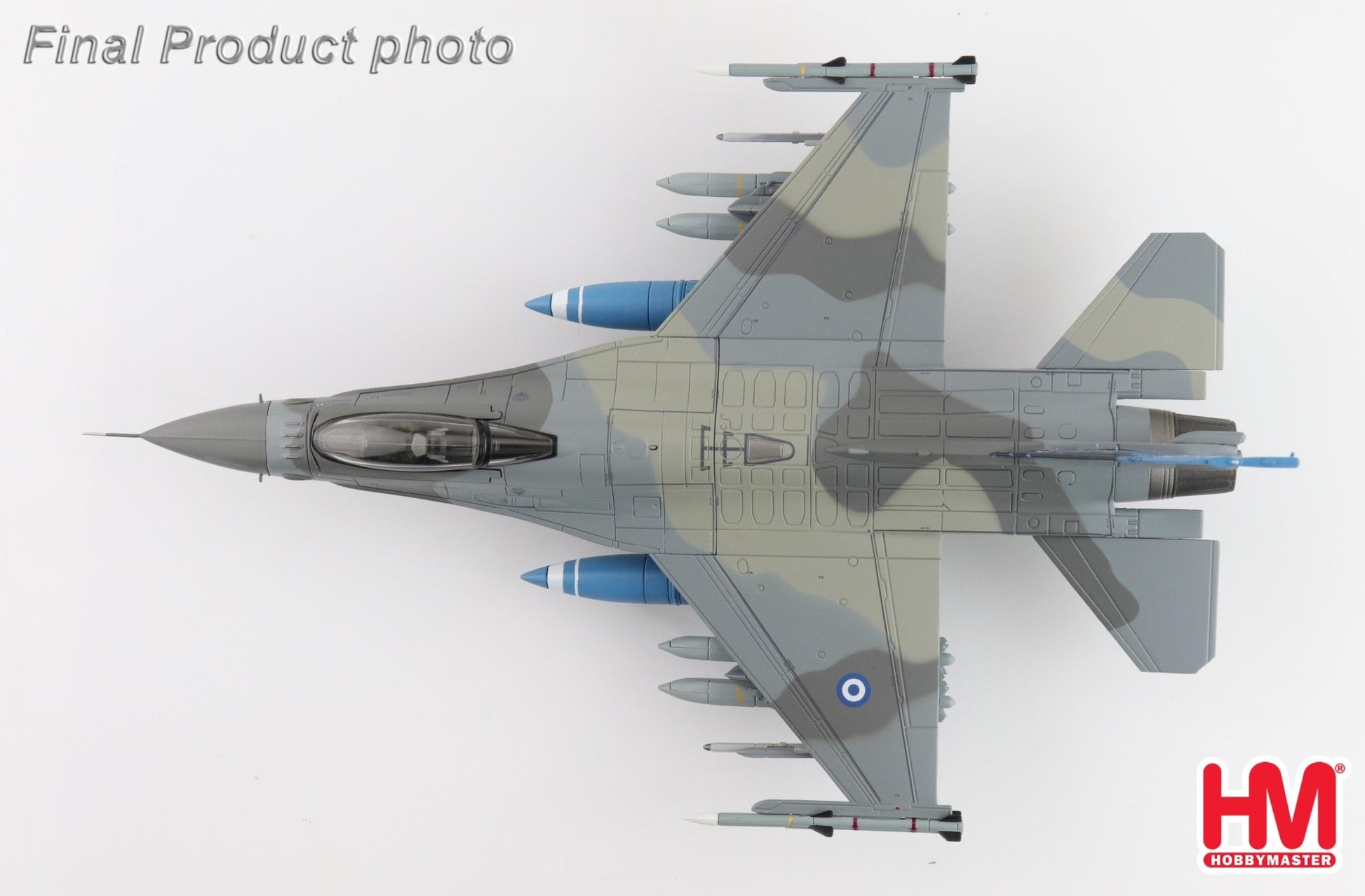 Hobby Master HA38099 1:72 F - 16 "336 Mira 80 Years Scheme" 018, Hellenic Air Force, 2023 (w/ 2 x GBU - 24; 2 x AGM - 65)