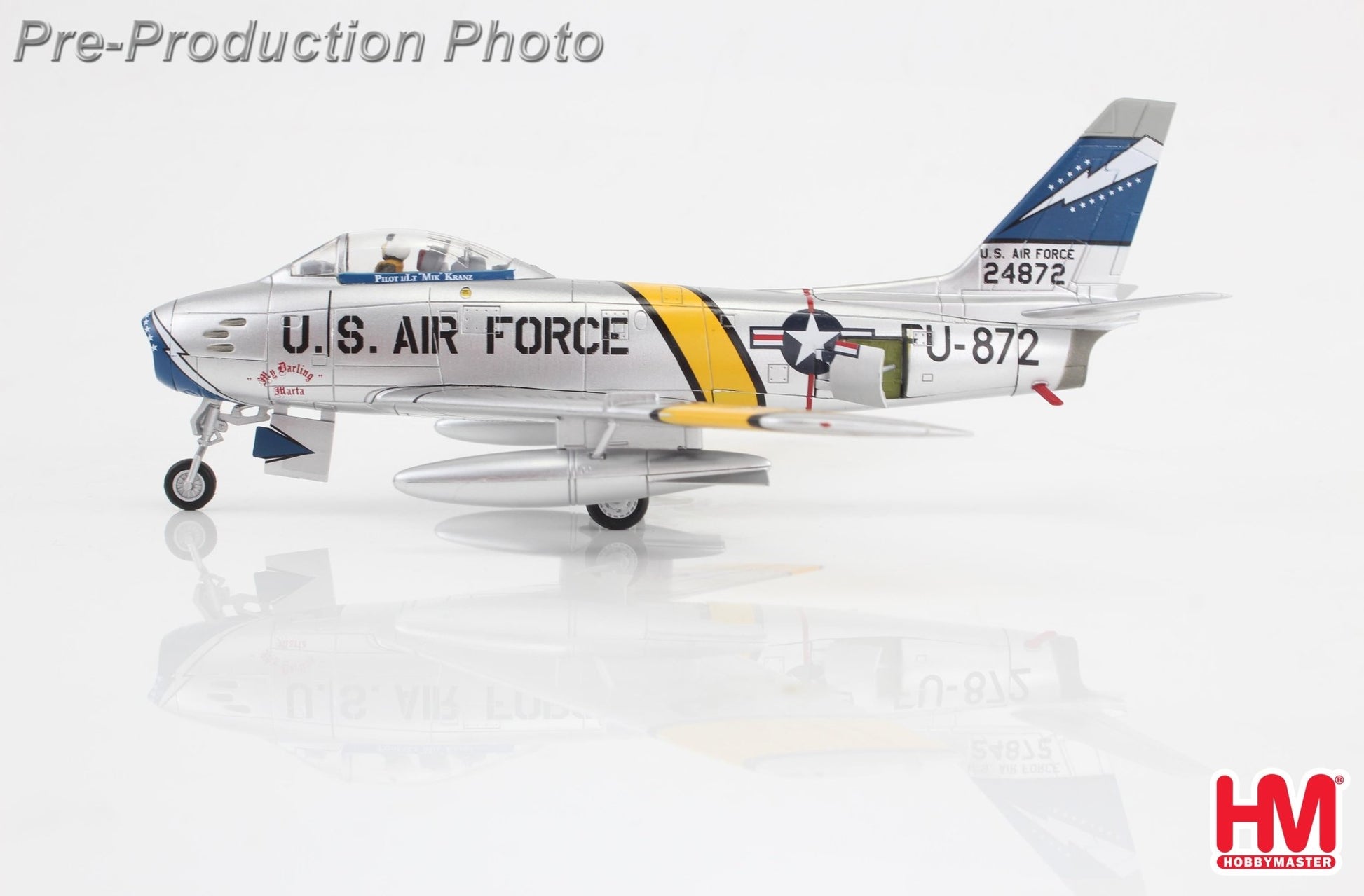Hobby Master HA4327 1:72 F - 86F "Gene Kranz" 24872, USAF, EAA Aviation Museum