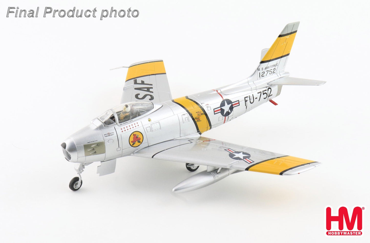 Hobby Master HA4328 1:72 F - 86E "George Davis" 51 - 2752, 4th FIG, 334th FIS, USAF, 1952