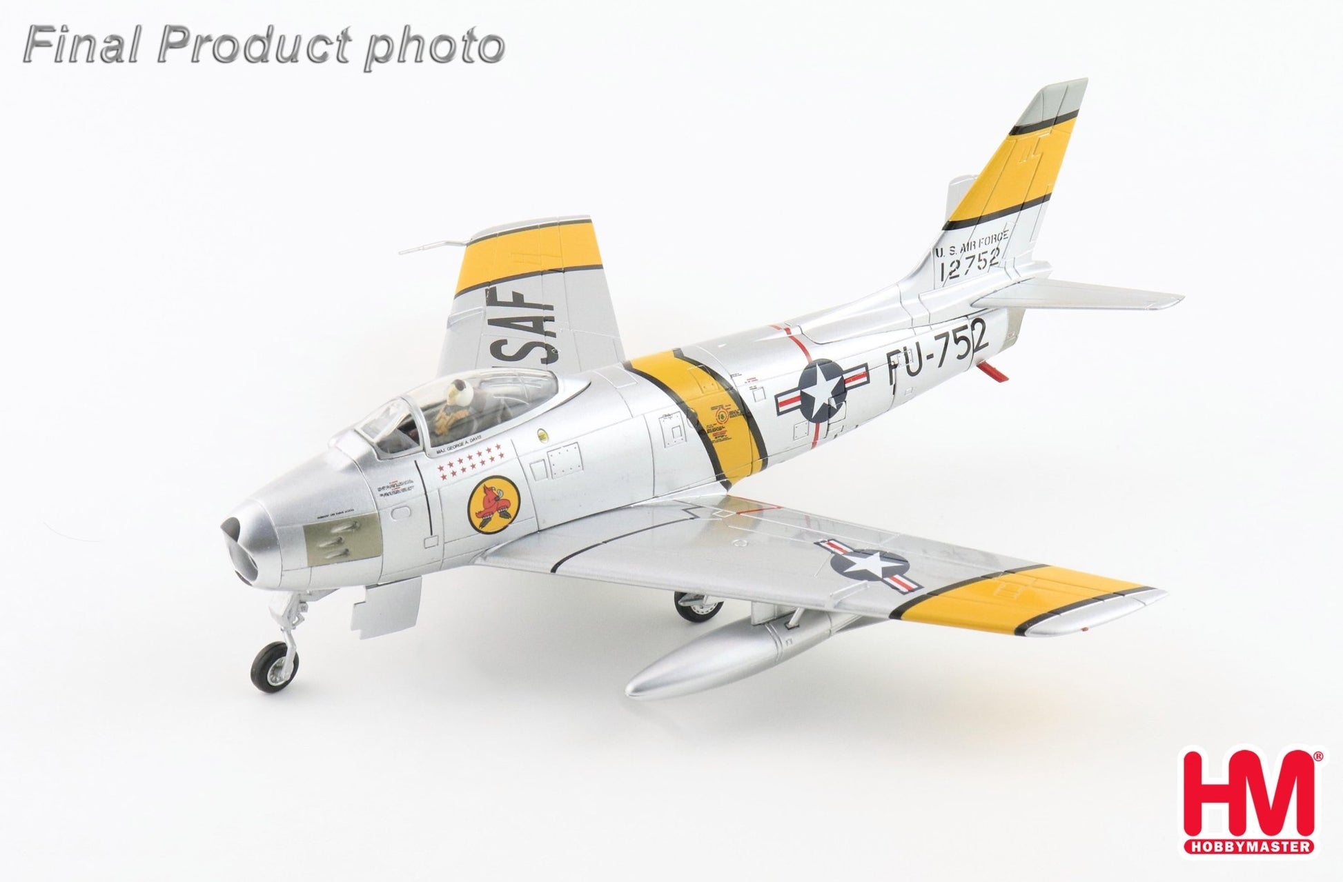 Hobby Master HA4328 1:72 F - 86E "George Davis" 51 - 2752, 4th FIG, 334th FIS, USAF, 1952