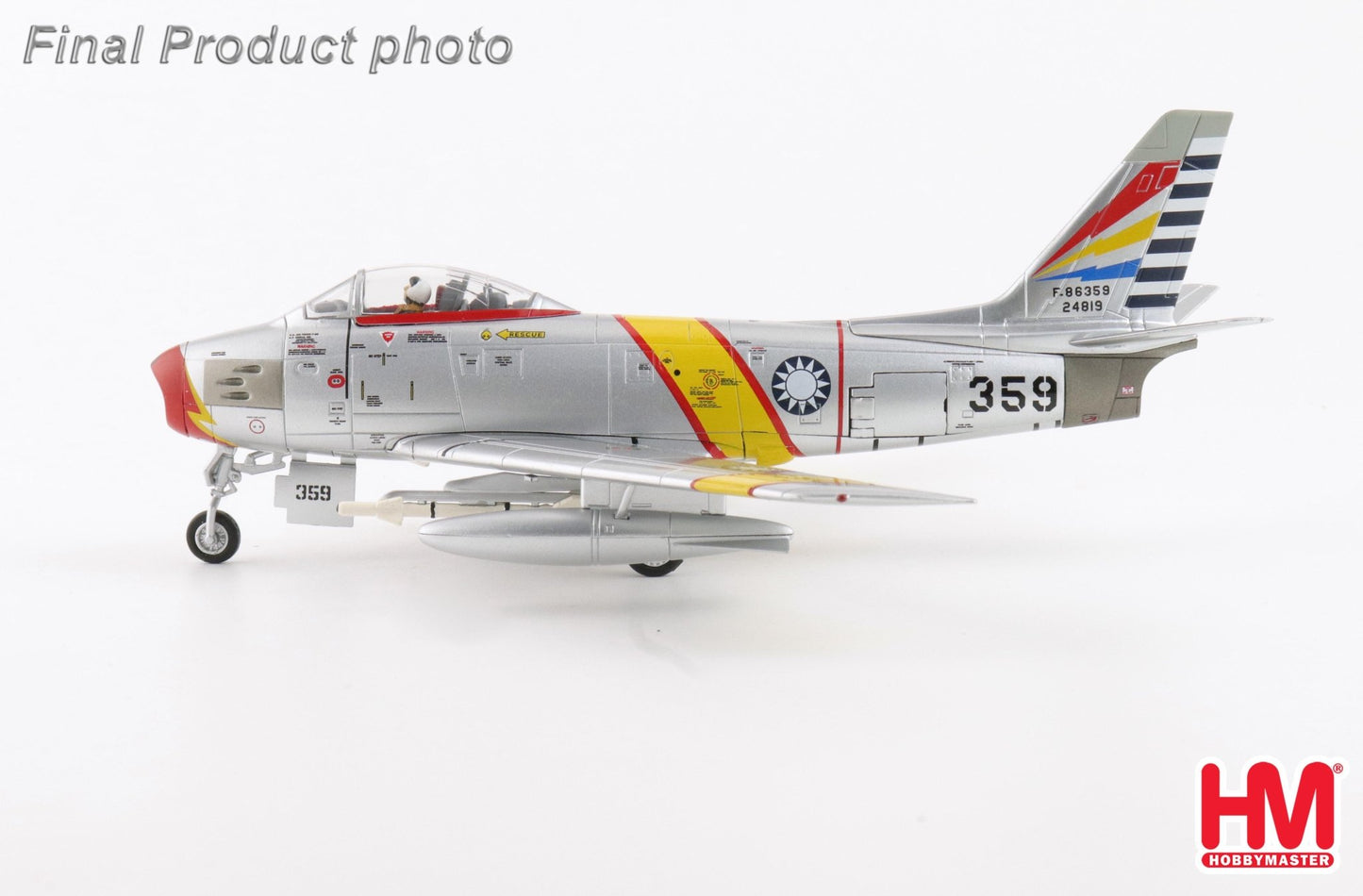 Hobby Master HA4330 1:72 F - 86 Sabre No.359, ROCAF, 24th Sept, 1958
