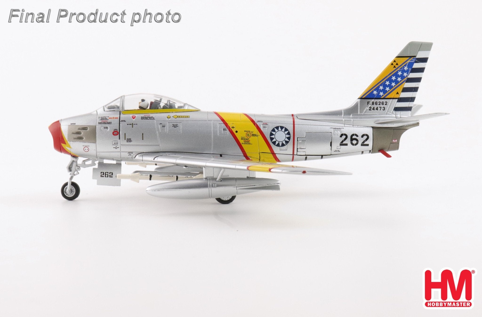 Hobby Master HA4332 1:72 F-86 Sabre No. 262, ROCAF, 1959 – MTS