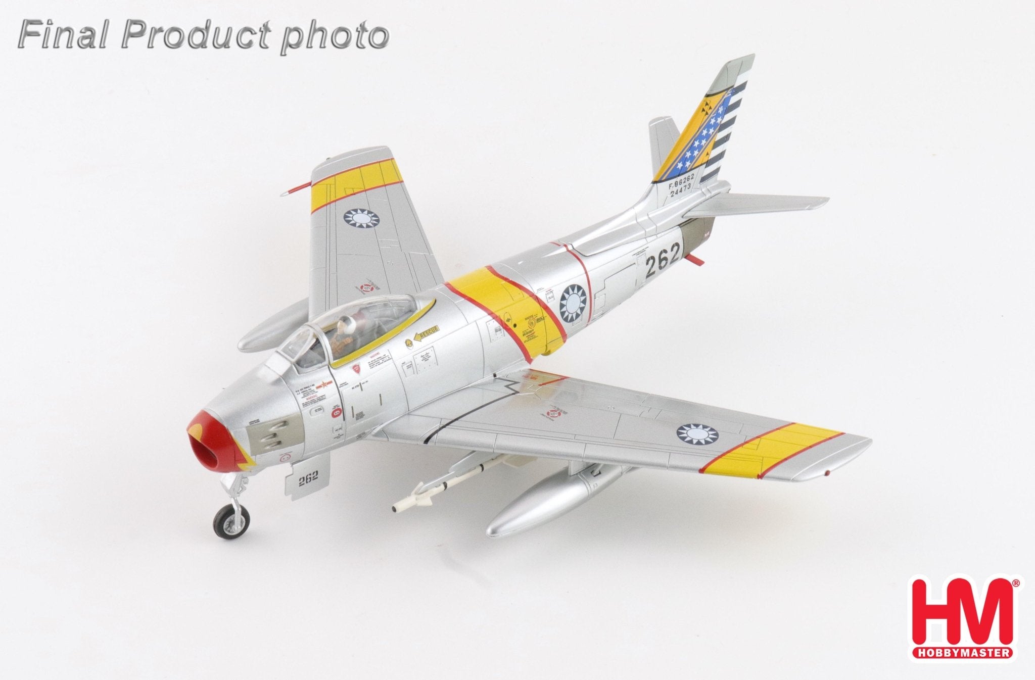 Hobby Master HA4332 1:72 F-86 Sabre No. 262, ROCAF, 1959 – MTS