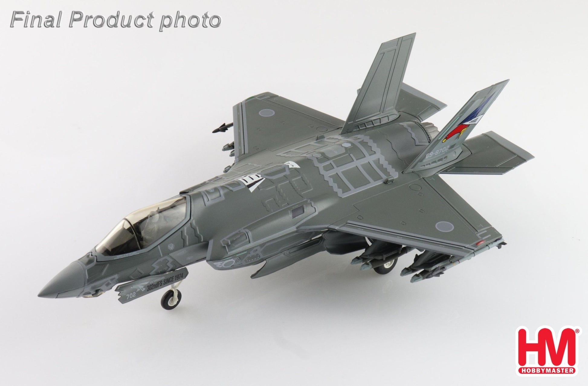Hobby Master HA4443 1:72 F - 35A Lightning II 69 - 8702, 302nd FS, JASDF (w/painted RAM panels)