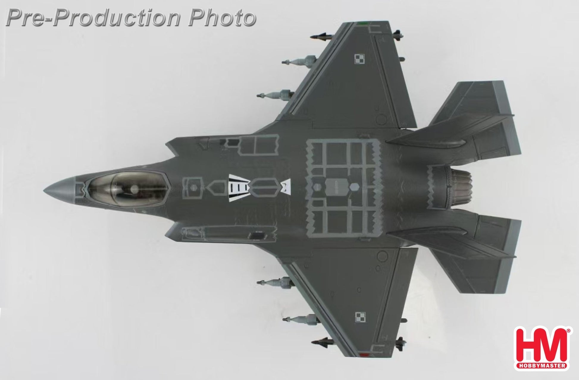 Hobby Master HA4444 1:72 F - 35A "Husarz" 3501, Polish Air Force, 2024 (w/painted RAM panels)