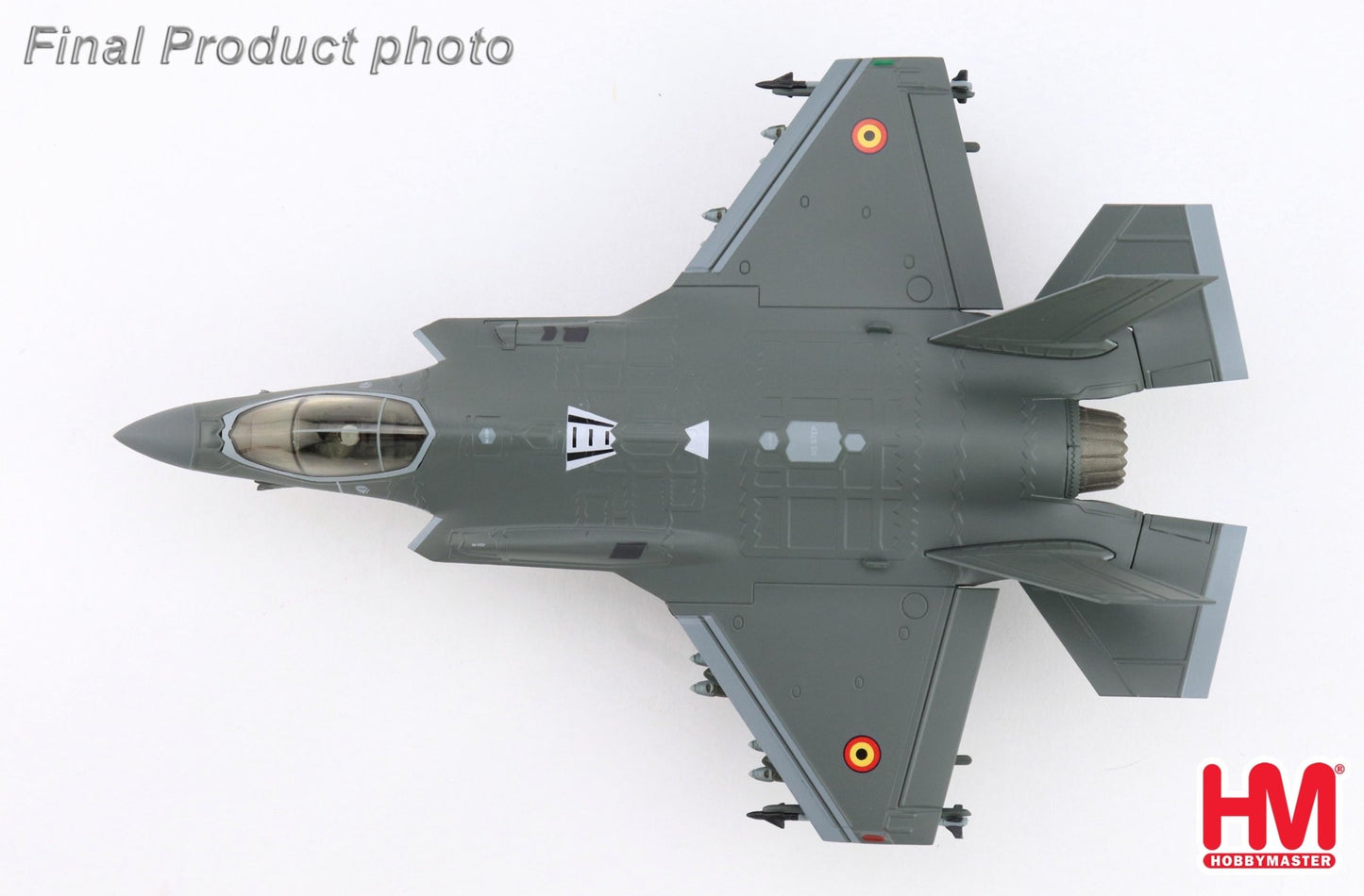 Hobby Master HA4449 1:72 F-35A Lightning II FL010, Belgium Air Force, Florennes AB, 13.Oct.2025 (w/ 2 x B61 nuclear bomb)