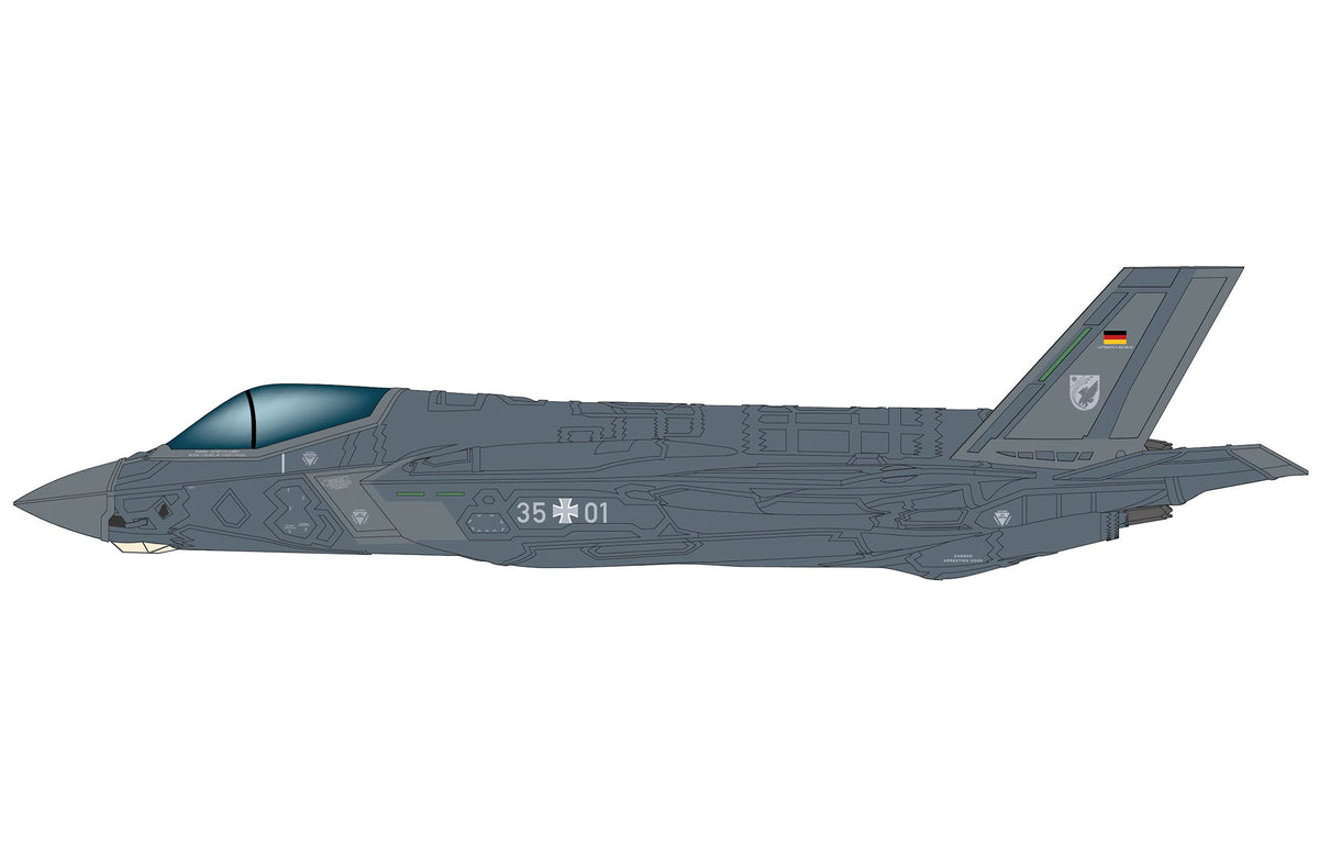 Hobby Master HA4452 1:72 F-35A Lightning II 35+01, TaktAusbKdoLw USA, Ebbing ANG Base, 2026
