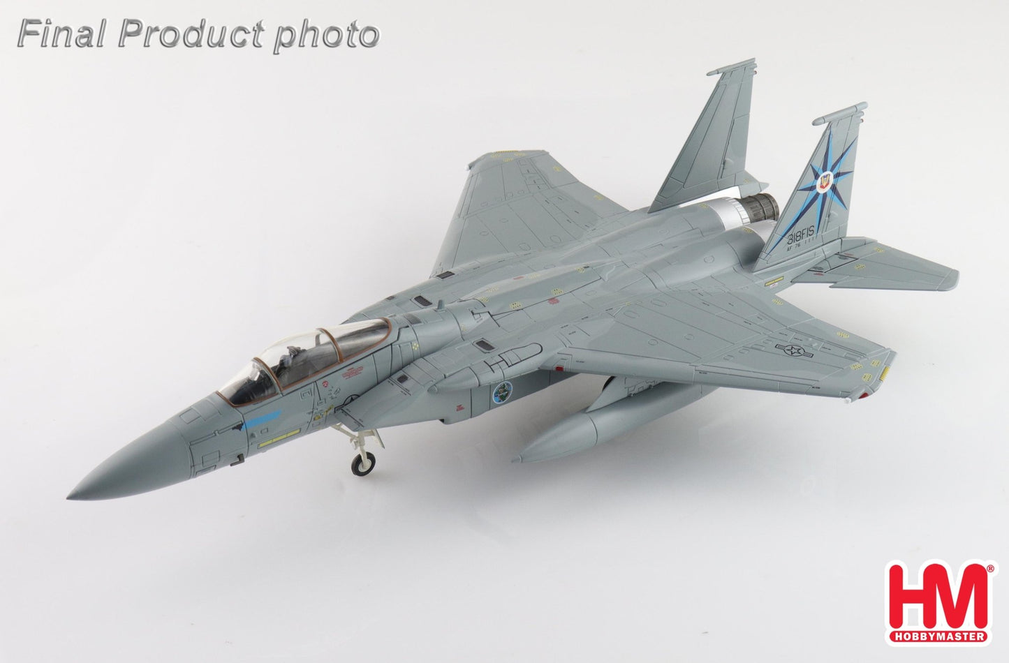 Hobby Master HA4544 1:72 F - 15A Eagle 76 - 0111, 318th FIS, USAF (with ASM - 135 missile)