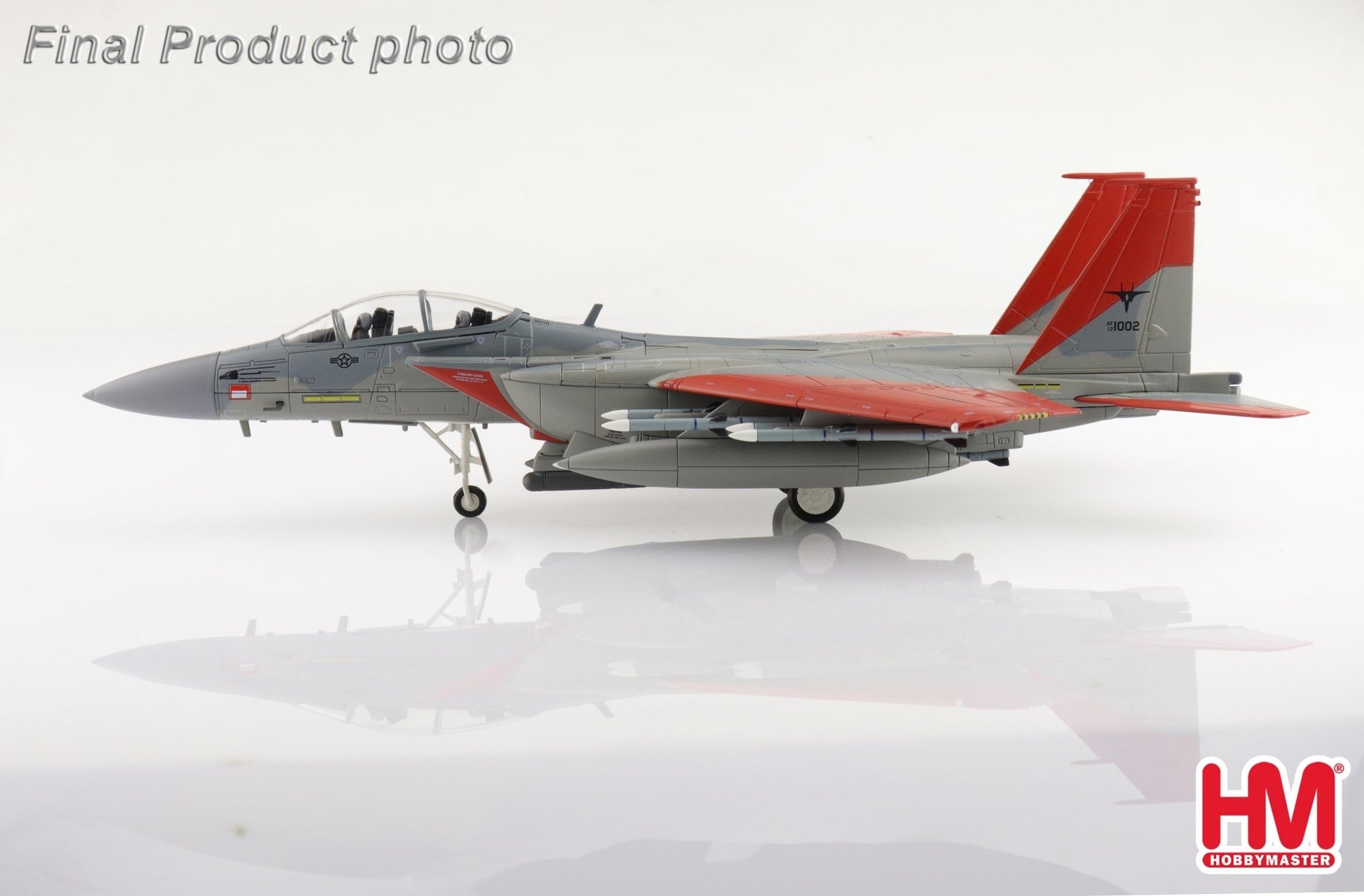 Hobby Master HA4547 1:72 F - 15SA Advanced Eagle 12 - 1002, USAF "Test Markings", 2018 (with 12 x AIM - 120, 3 x fuel tank)