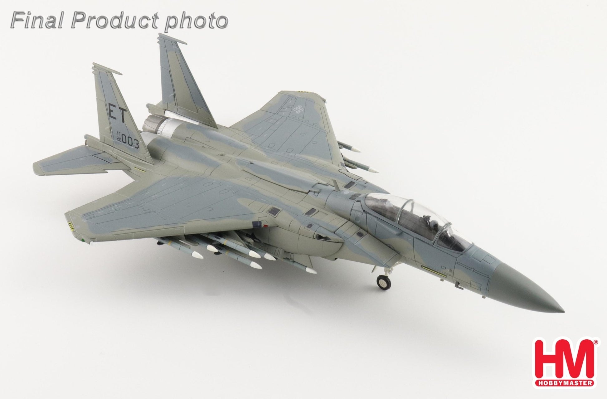 Hobby Master HA4568 1:72 F - 15EX Eagle II AF20 - 003, 96th Test Wing, Eglin AFB, Dec 2023 (w/16 x AIM - 120, 2 x AIM - 9)
