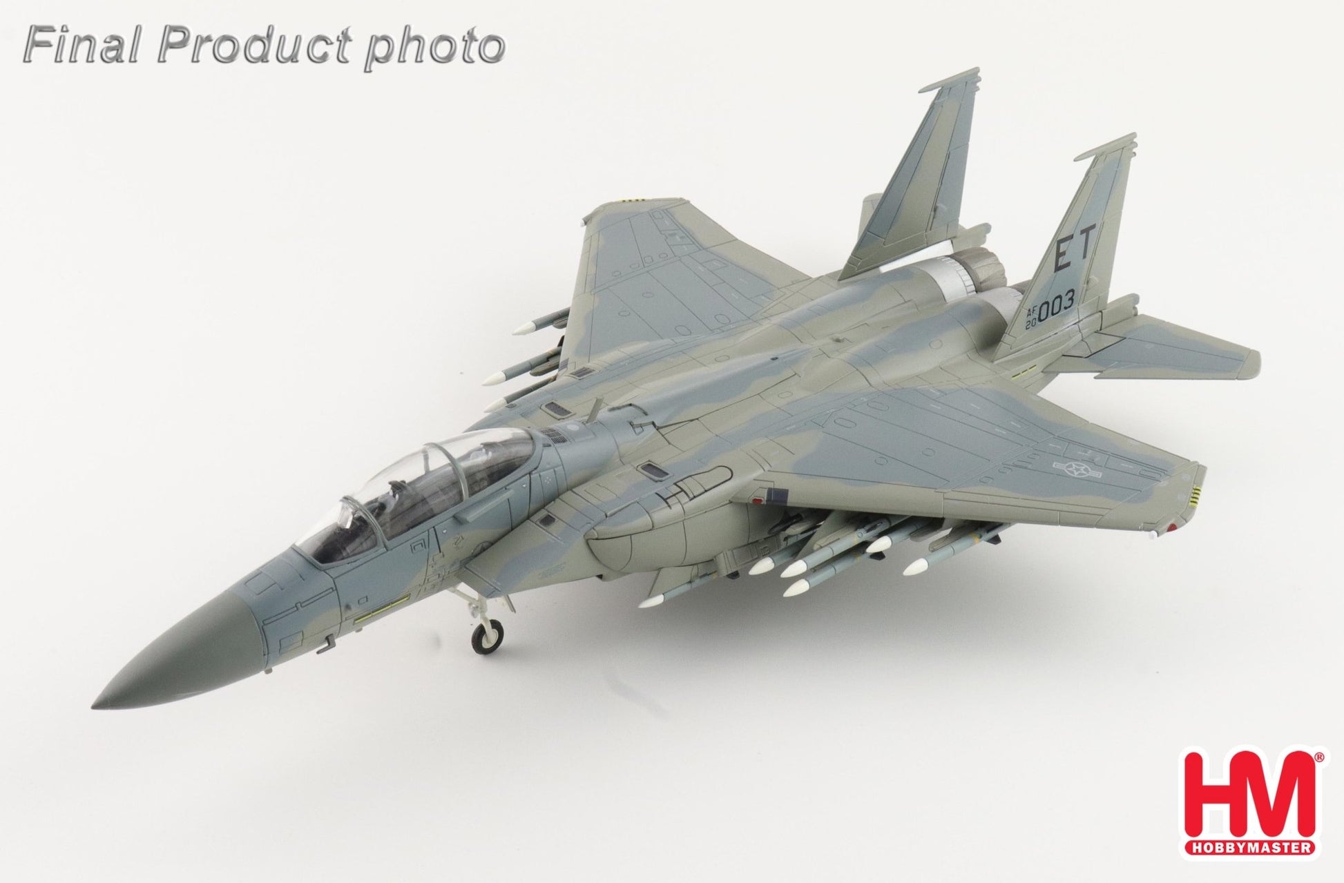 Hobby Master HA4568 1:72 F - 15EX Eagle II AF20 - 003, 96th Test Wing, Eglin AFB, Dec 2023 (w/16 x AIM - 120, 2 x AIM - 9)