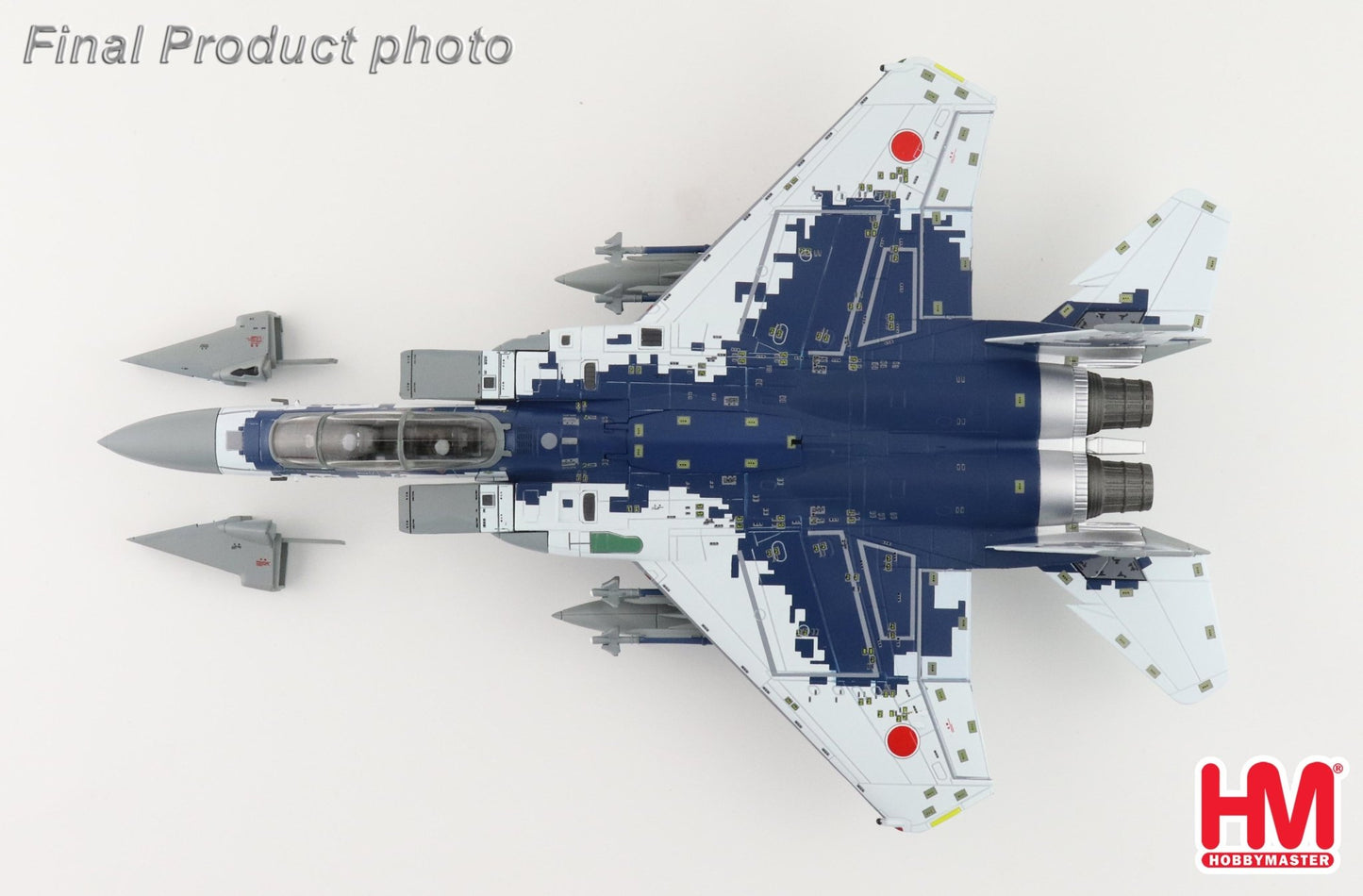 Hobby Master HA4573 1:72 F - 15DJ "Digital Camouflage" 32 - 8087, JASDF Fighter Training Group, 2023