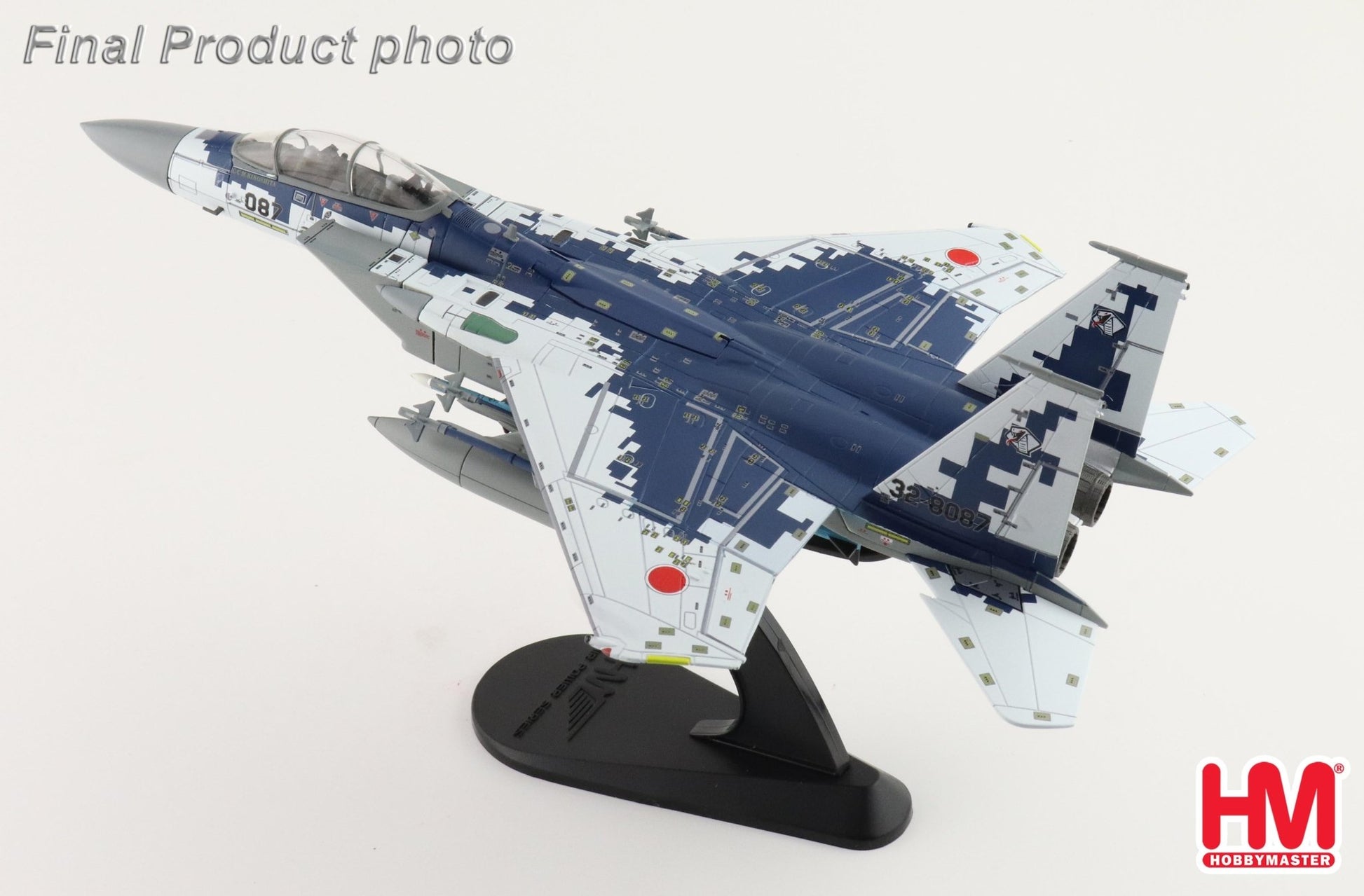 Hobby Master HA4573 1:72 F - 15DJ "Digital Camouflage" 32 - 8087, JASDF Fighter Training Group, 2023