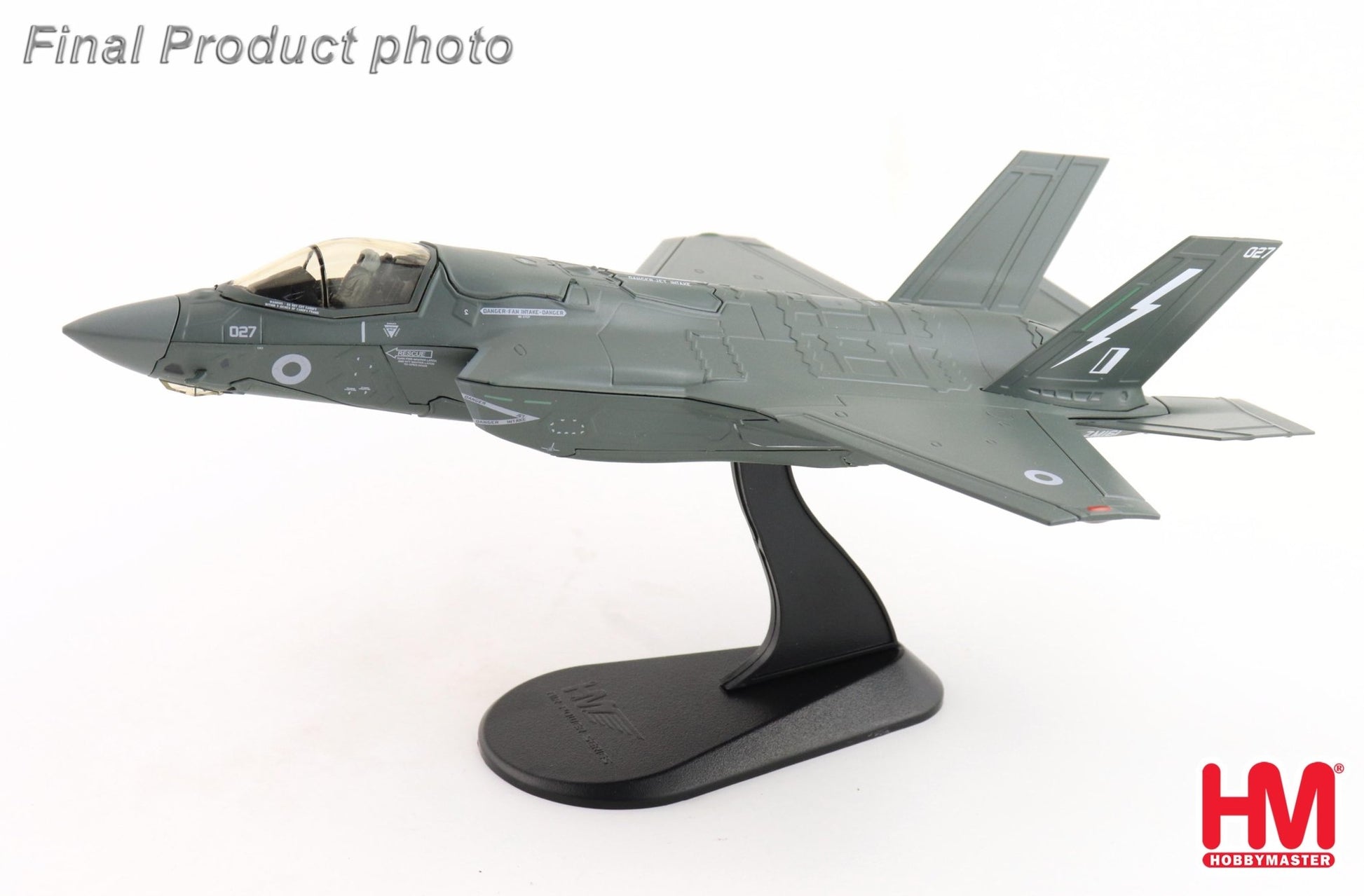 Hobby Master HA4624 1:72 F - 35B "Operation Highmast" ZM - 161, RAF, 8th Aug, 2025 "Landing of JS Kaga" (w/extra 2 x meteor inside weapon bay)