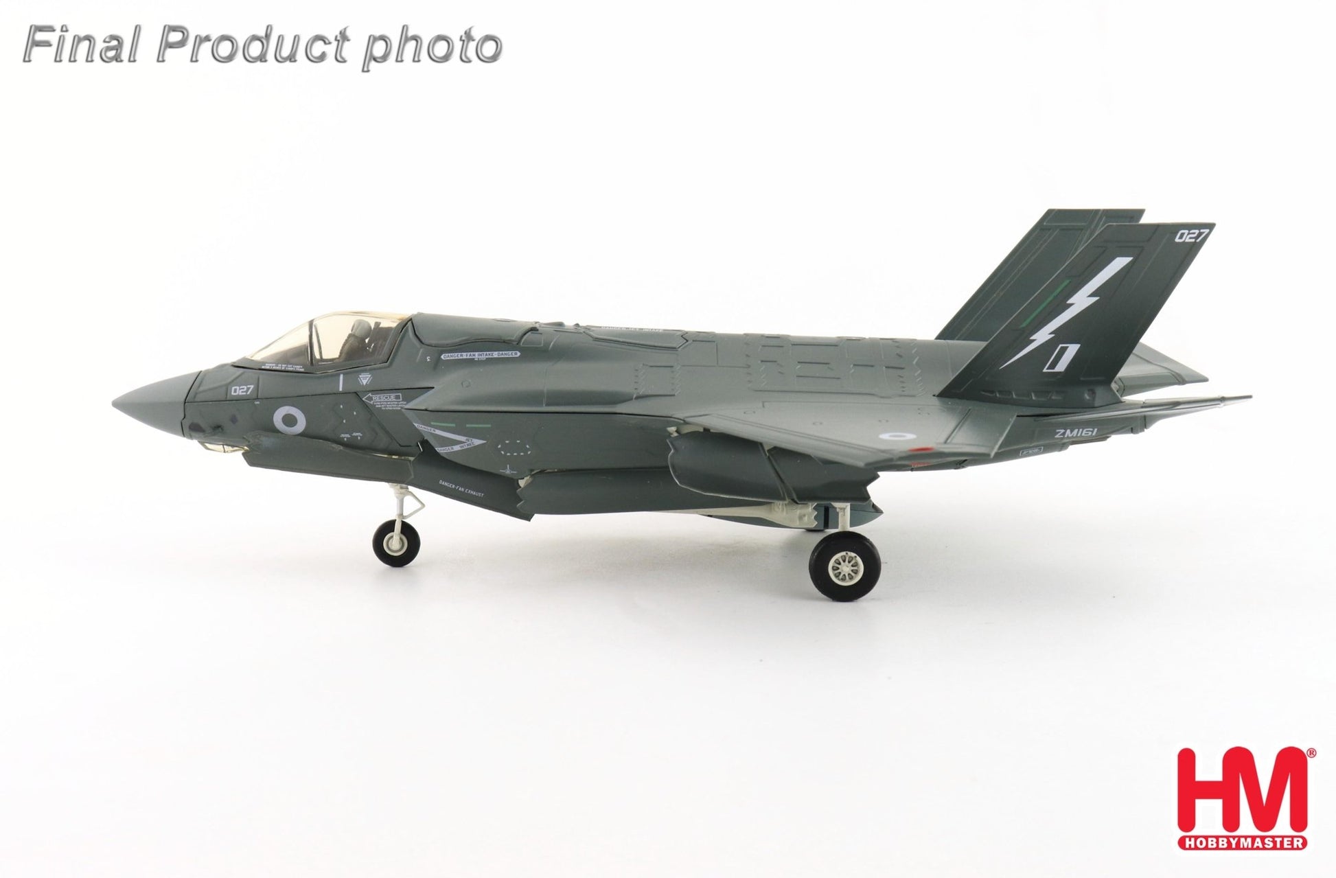 Hobby Master HA4624 1:72 F - 35B "Operation Highmast" ZM - 161, RAF, 8th Aug, 2025 "Landing of JS Kaga" (w/extra 2 x meteor inside weapon bay)