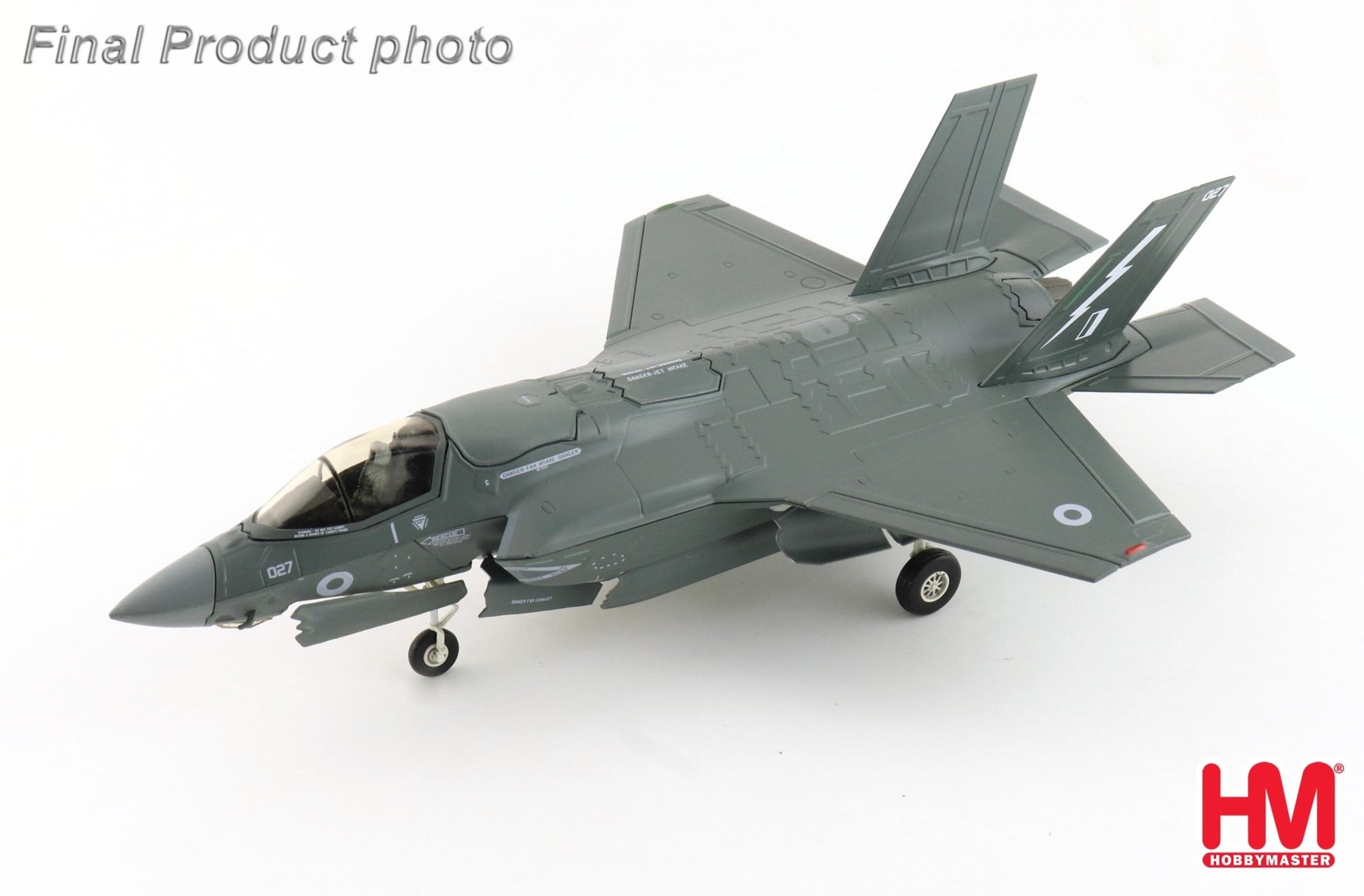 Hobby Master HA4624 1:72 F - 35B "Operation Highmast" ZM - 161, RAF, 8th Aug, 2025 "Landing of JS Kaga" (w/extra 2 x meteor inside weapon bay)