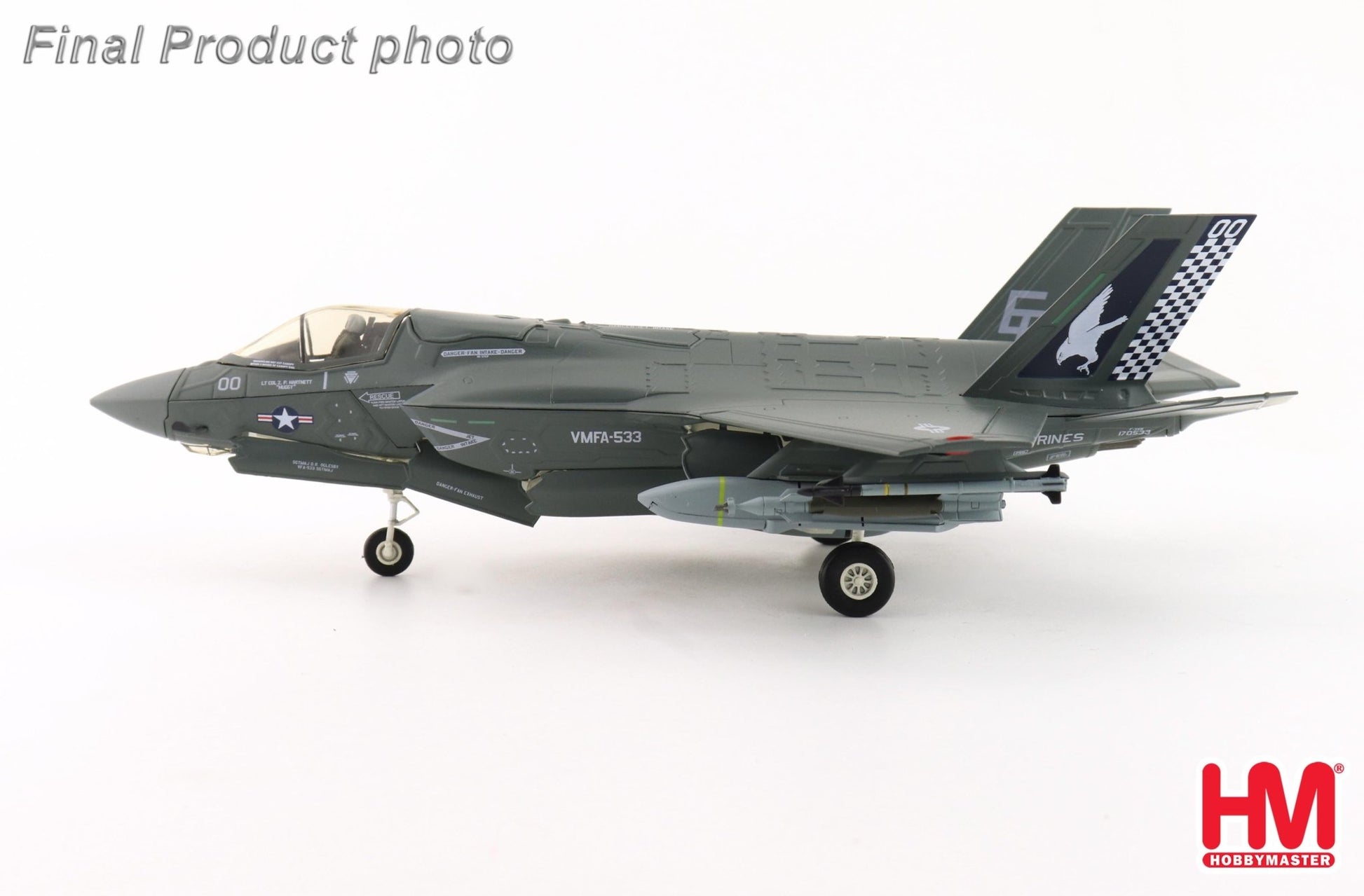Hobby Master HA4625 1:72 F - 35B Lightning II 170533, VMFA - 533 "Hawks", 2025 (beast mode)
