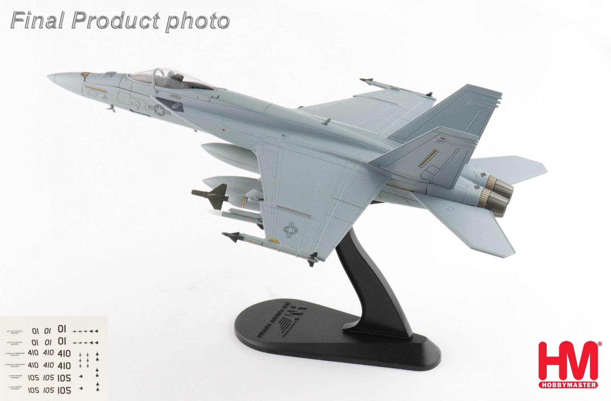 Hobby Master HA5140b 1:72 F/A - 18E "Dagger Team" (w/decals for 01, 105, 410 airplanes)