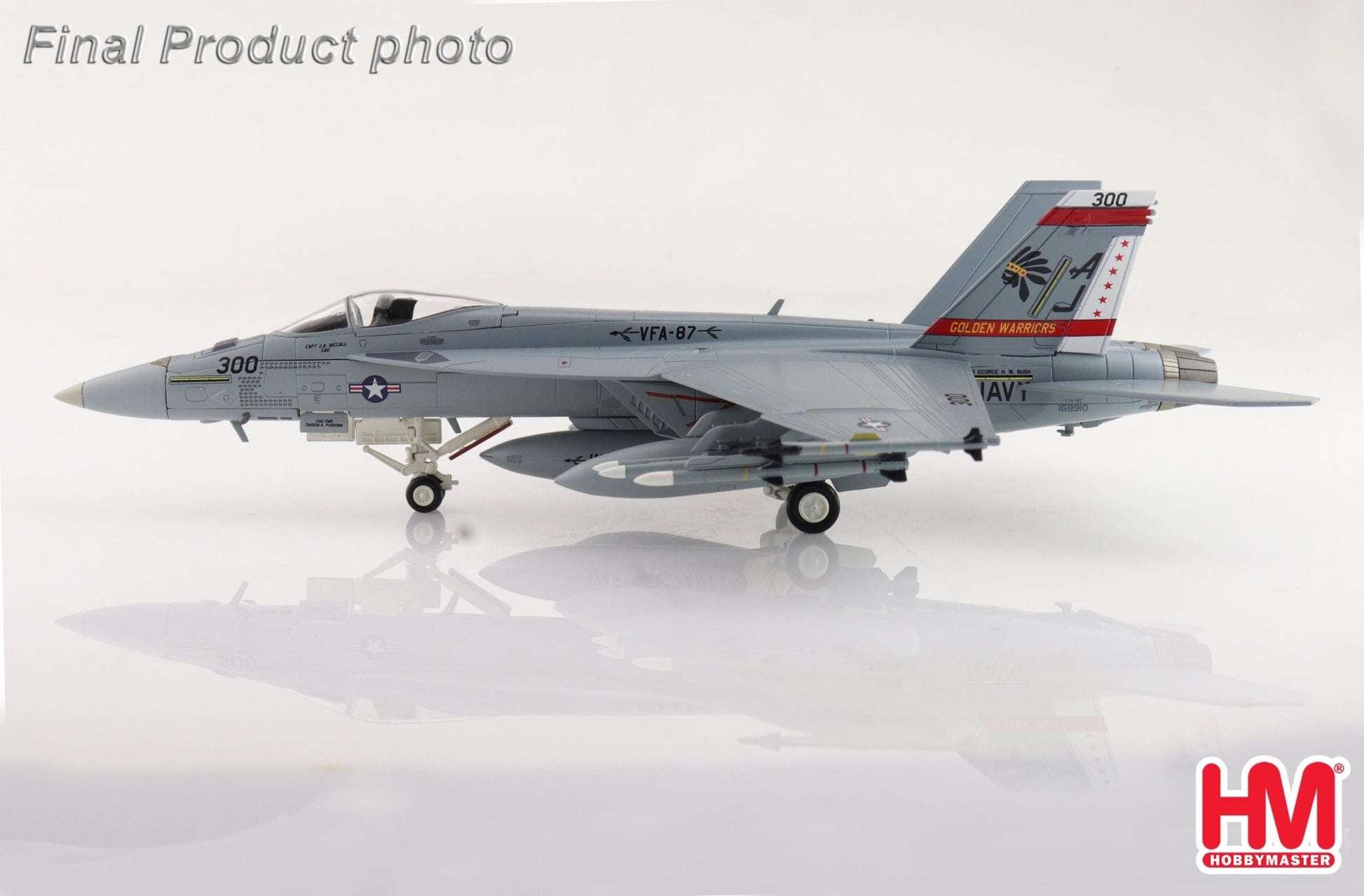 Hobby Master HA5141 1:72 F/A - 18E "Golden Warriors" 168910, VFA - 87, 2017 "Operation Inherent Resolve"