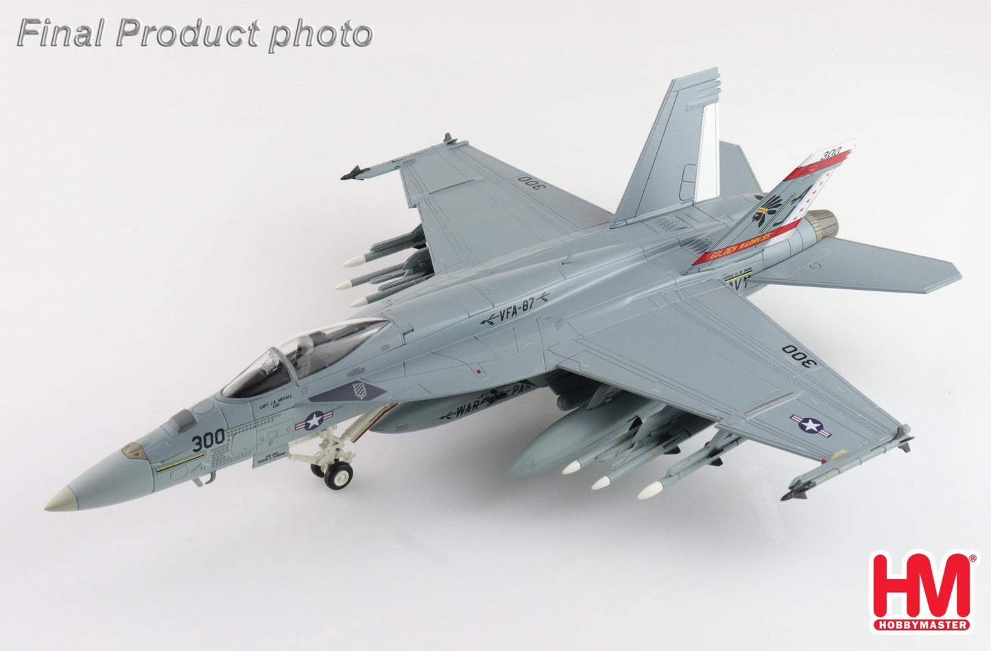 Hobby Master HA5141 1:72 F/A - 18E "Golden Warriors" 168910, VFA - 87, 2017 "Operation Inherent Resolve"