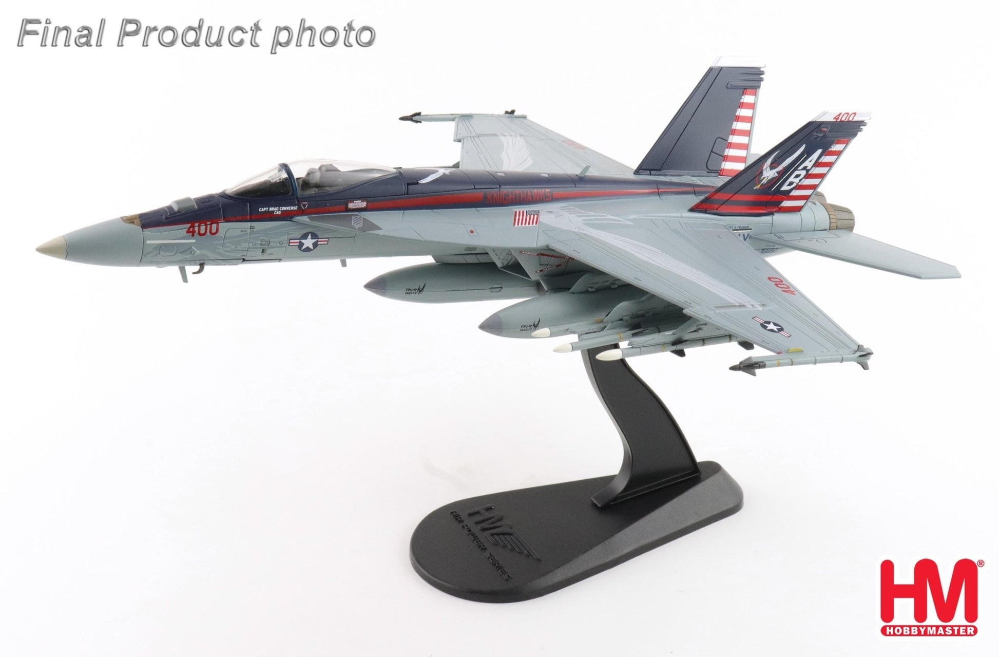 Hobby Master HA5143 1:72 F/A - 18E "Knighthawks" 166817, VFA - 136, USS Trumman 2024