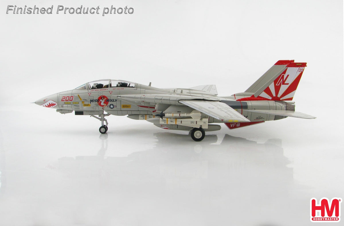 Hobby Master HA5213b 1:72 F - 14A Tomcat "Miss Molly" 161621, VF - 111, USS Carl Vinson, 1989