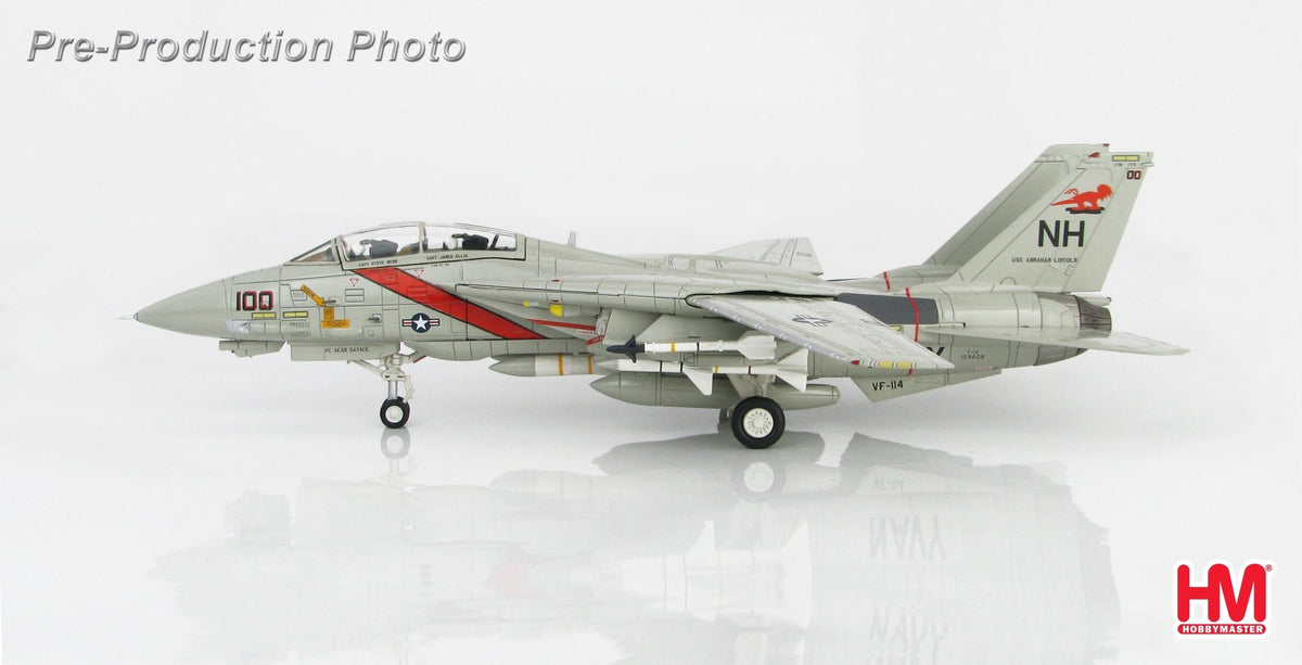 Hobby Master HA5216 1:72 F - 14A Tomcat, VF - 114 Aardvarks, USS Abraham Lincoln, 1991