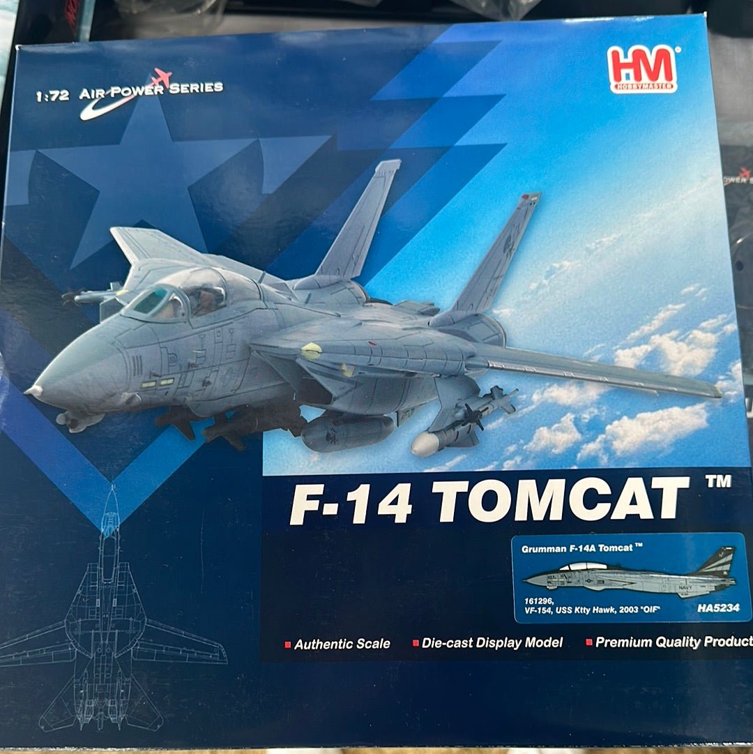 Hobby Master HA5234 1:72 F - 14 Tomcat VF - 154, USS Ktty Hawk, 2003 “OIF”
