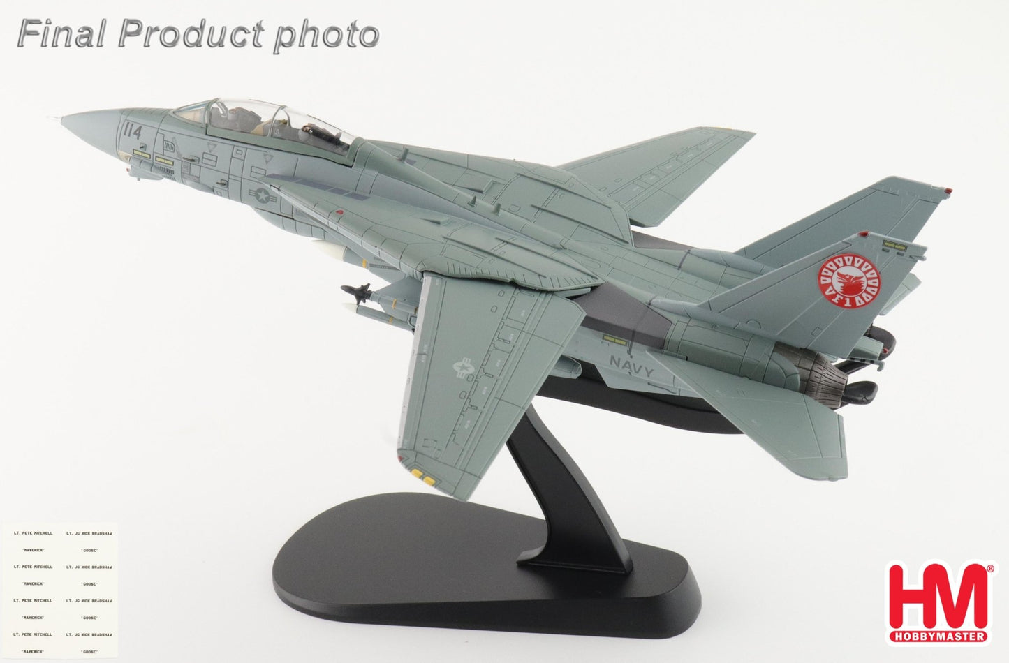 Hobby Master HA5260 1:72 F - 14A Tomcat 160665, VF - 1, US Navy (w/optional decal)