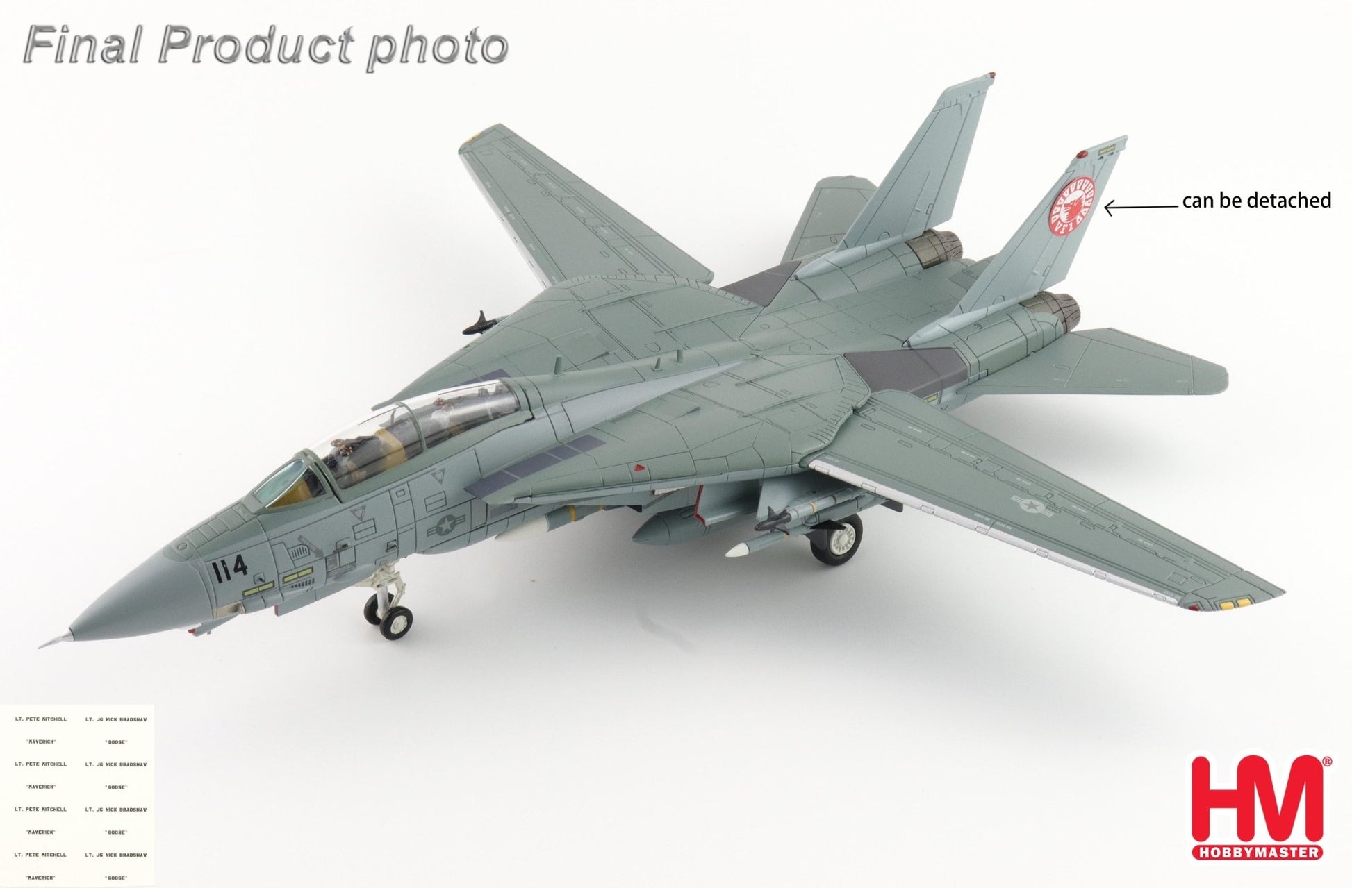 Hobby Master HA5260 1:72 F - 14A Tomcat 160665, VF - 1, US Navy (w/optional decal)