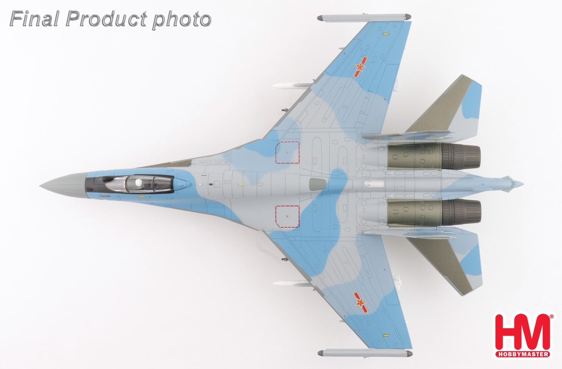 Hobby Master HA5716 1:72 Su - 35S Flanker E, 61271, PLAAF, China (w/ 2 x PL - 17, 4 x R - 77M)