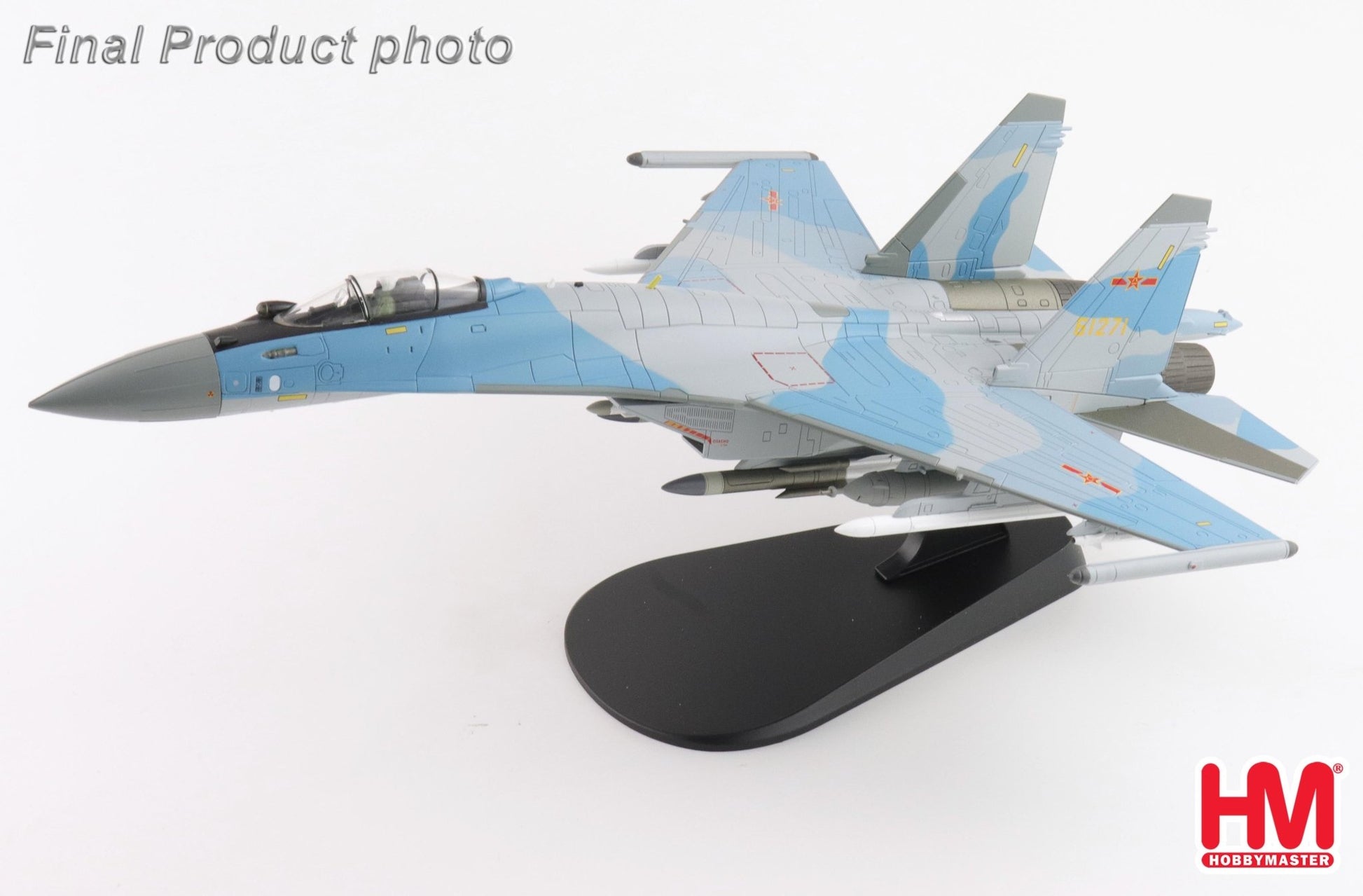 Hobby Master HA5716 1:72 Su - 35S Flanker E, 61271, PLAAF, China (w/ 2 x PL - 17, 4 x R - 77M)
