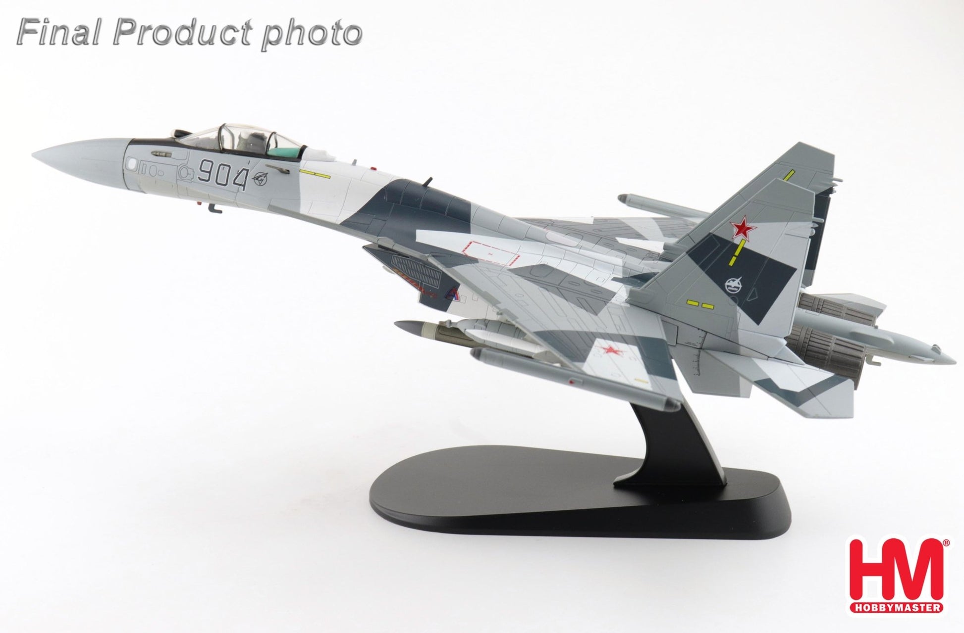Hobby Master HA5717 1:72 Su - 35 Flanker "Prototype" 904, Russian Air Force (w/2 x ECM pod, 4 x R - 77, 2 x KH - 59, 2 x KH - 31, 2 x KAB - 1500L)