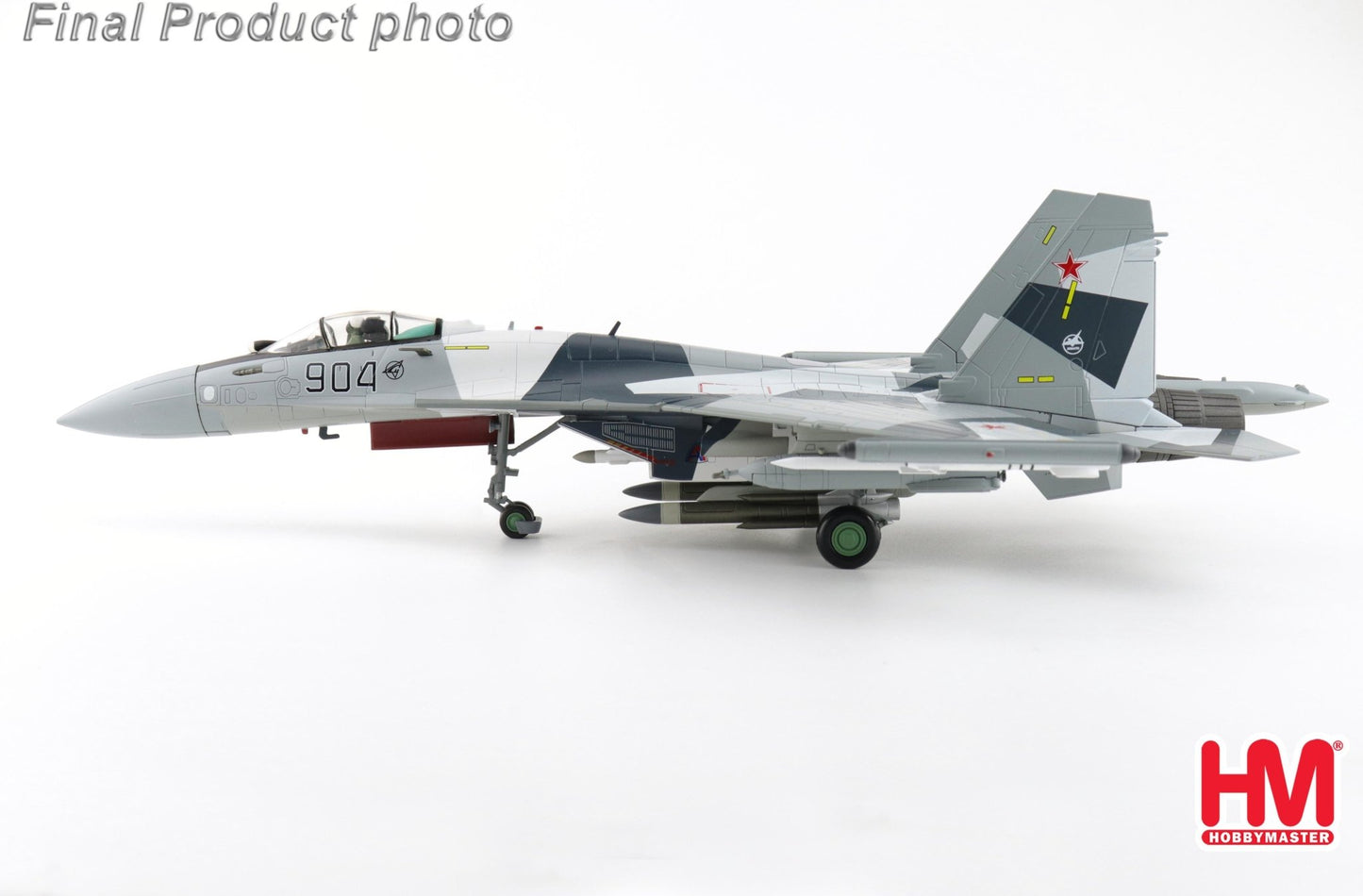 Hobby Master HA5717 1:72 Su - 35 Flanker "Prototype" 904, Russian Air Force (w/2 x ECM pod, 4 x R - 77, 2 x KH - 59, 2 x KH - 31, 2 x KAB - 1500L)