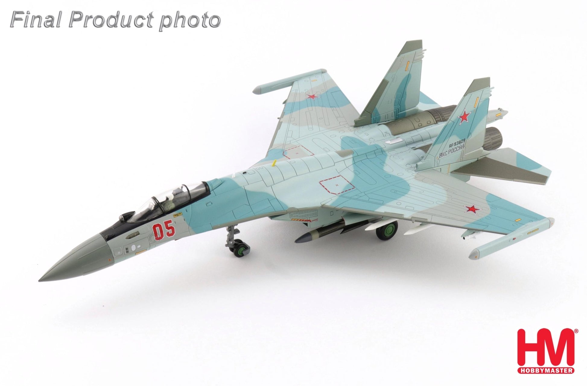 Hobby Master HA5718 1:72 Su-35S Flanker E, Red 05/RF-93809, Russian Air Force, 2025, (w/Khibiny-U ECM pods)