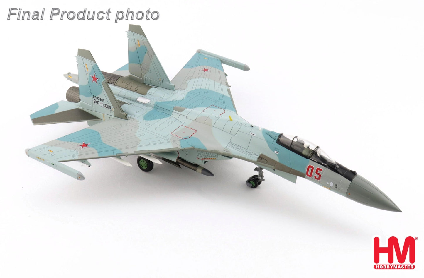 Hobby Master HA5718 1:72 Su-35S Flanker E, Red 05/RF-93809, Russian Air Force, 2025, (w/Khibiny-U ECM pods)