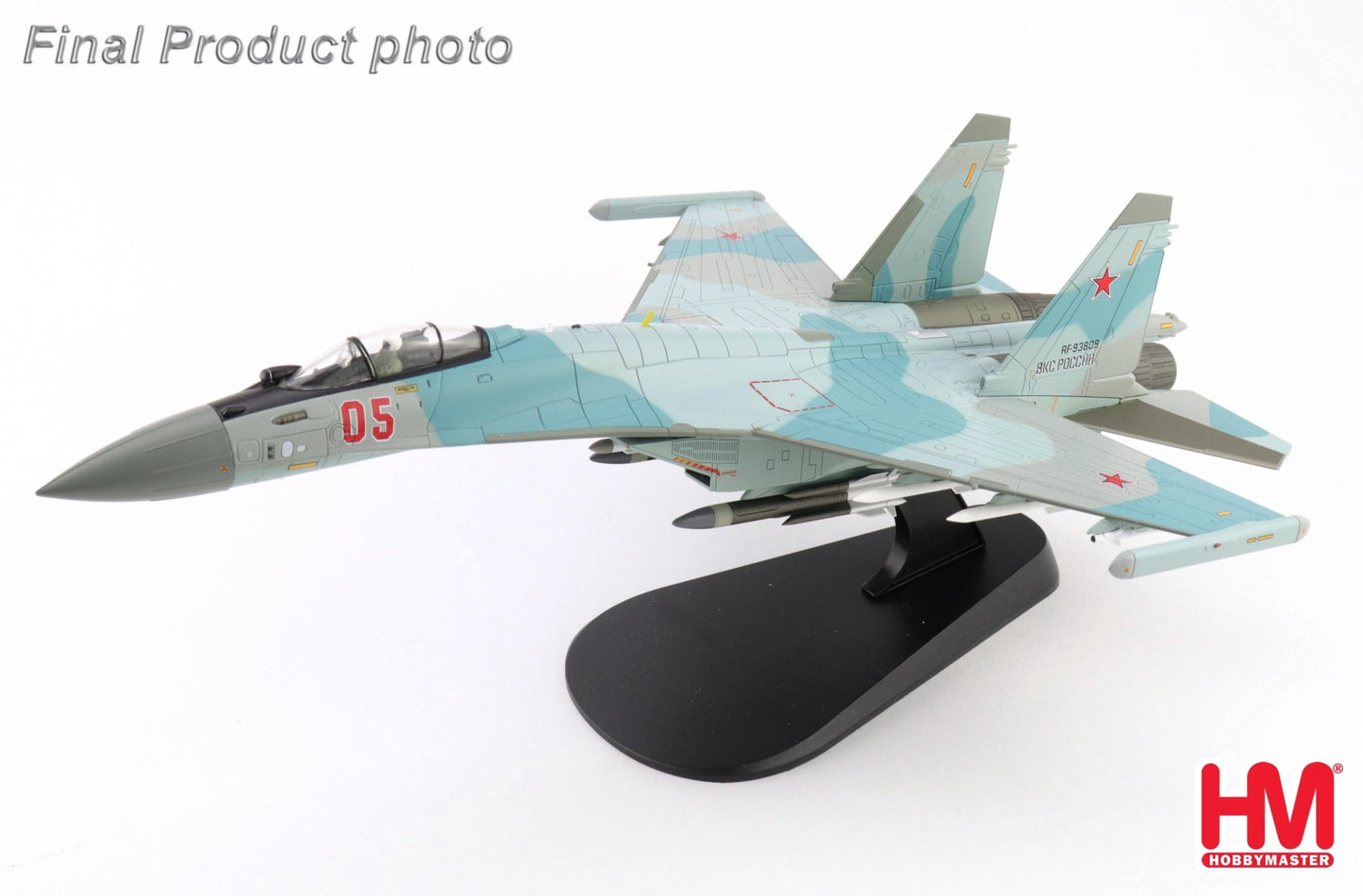 Hobby Master HA5718 1:72 Su-35S Flanker E, Red 05/RF-93809, Russian Air Force, 2025, (w/Khibiny-U ECM pods)