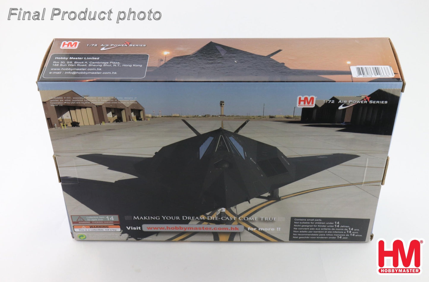 Hobby Master HA5814 1:72 YF-117 Nighhawk 79-10782, 410th FTS, Edwards, 2005
