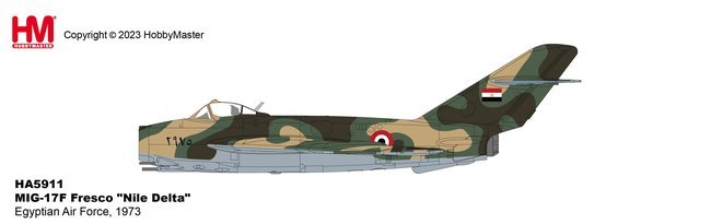 Hobby Master HA5911 1:72 Mig - 17F Egyptian Air Force